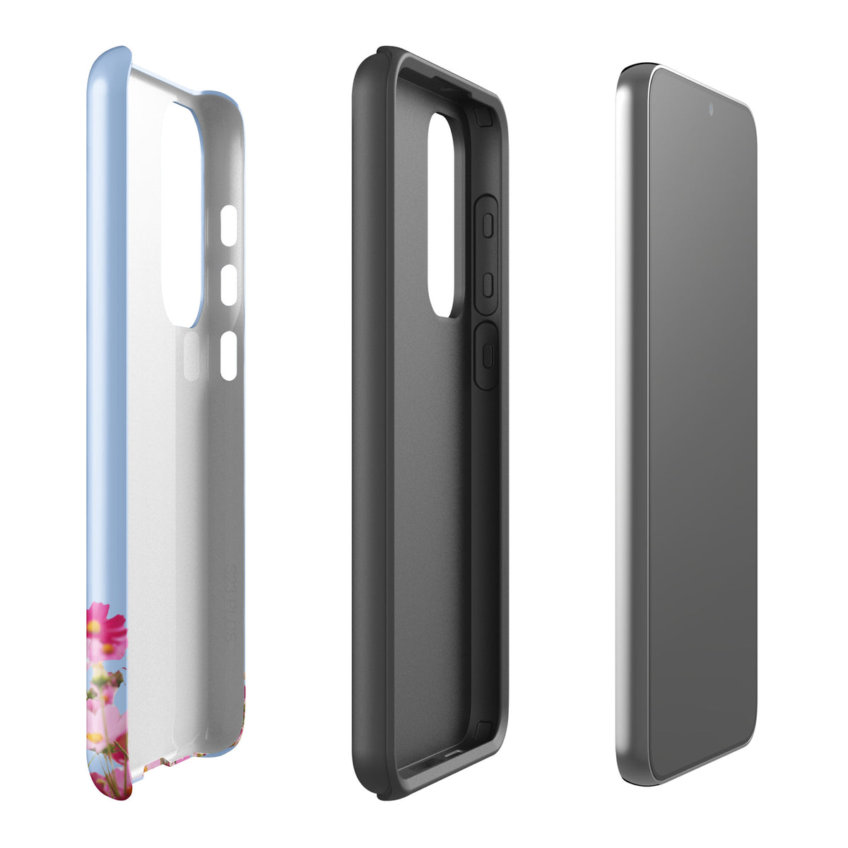 Phone Case for Samsung Galaxy with Blooming Floral Charm (xx212)