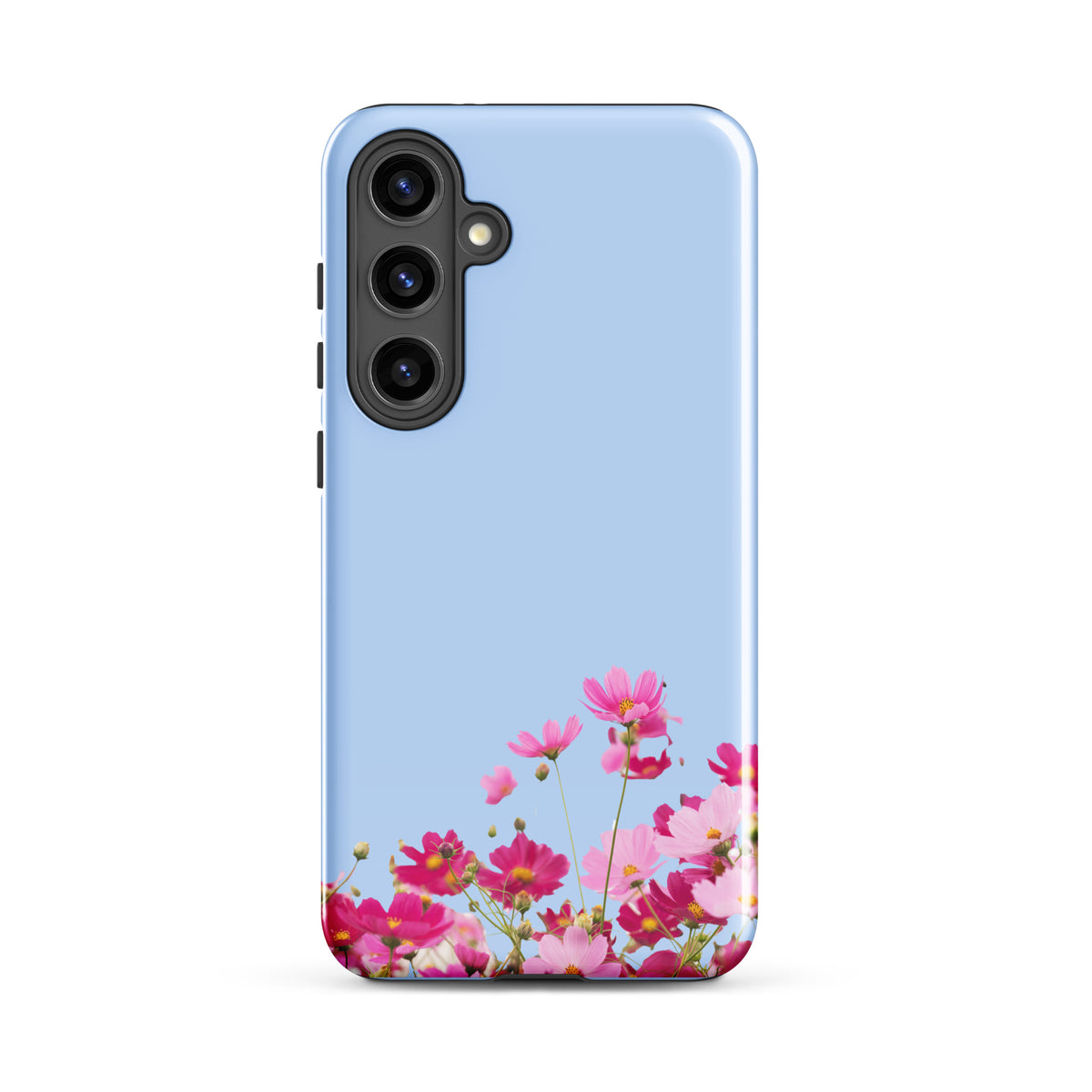 Phone Case for Samsung Galaxy with Blooming Floral Charm (xx212)