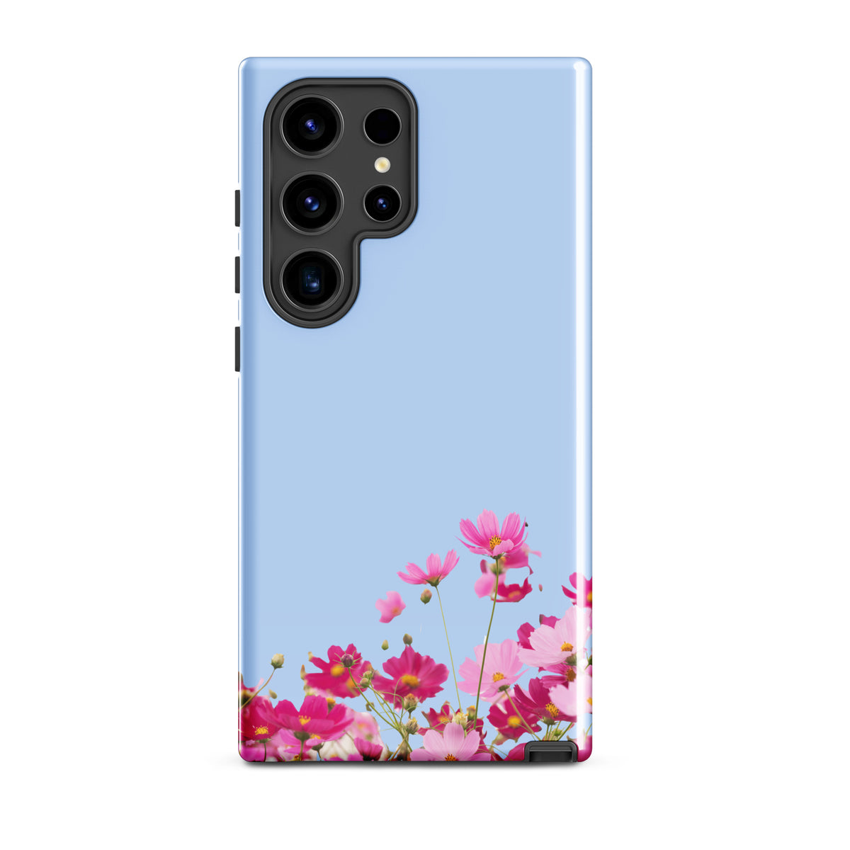 Phone Case for Samsung Galaxy with Blooming Floral Charm (xx212)