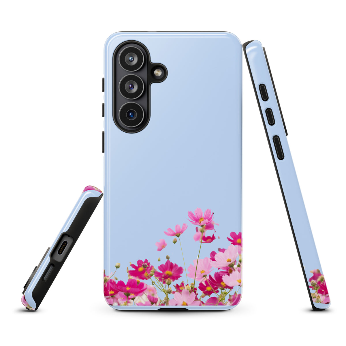 Phone Case for Samsung Galaxy with Blooming Floral Charm (xx212)