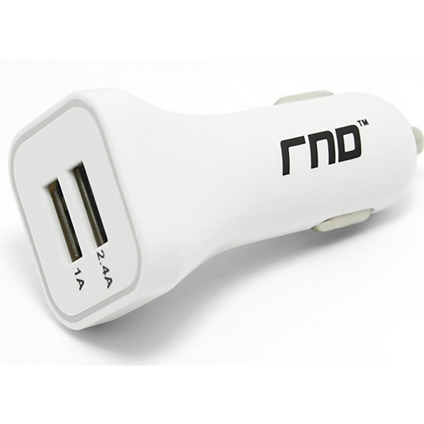 White USB Car Charger 