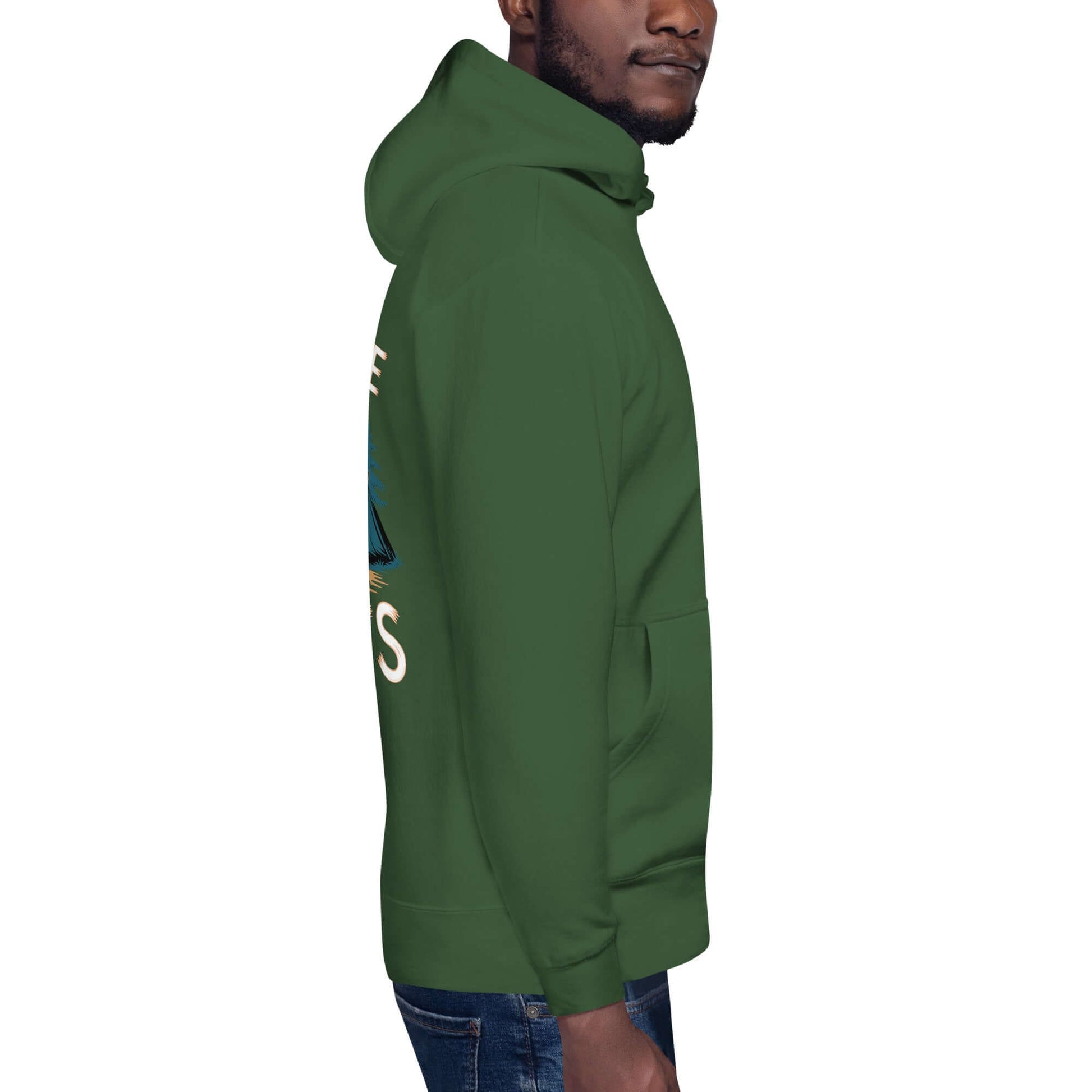 Adult Unisex Hoodie - ASM - Camping Standard Edition, showcasing a side view and design for Troop 262 members.