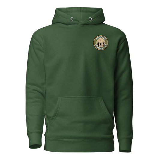 Adult Unisex Hoodie in green with Troop 262 logo, perfect for Assistant Scout Masters who love comfort and style.