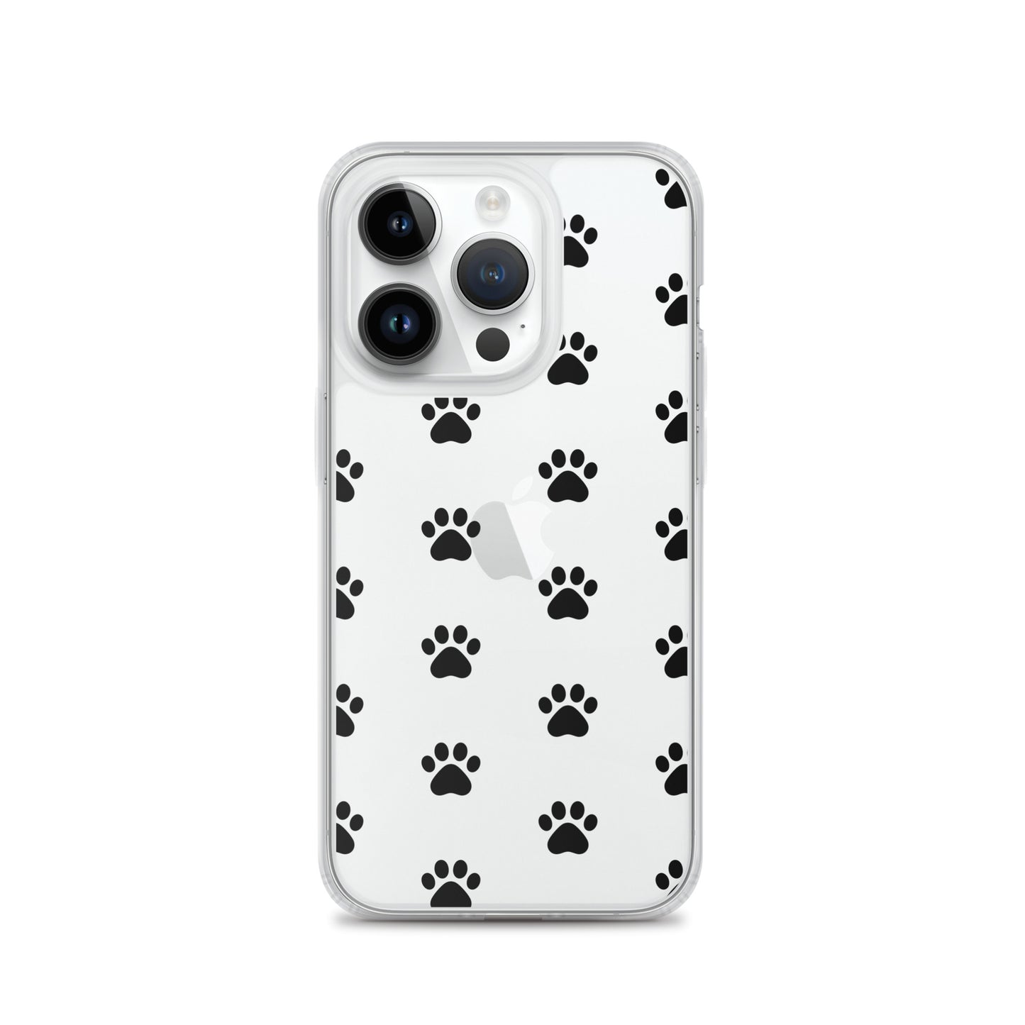 Phone Case for iPhone with playful paw print pattern, perfect for pet lovers and minimalist style.