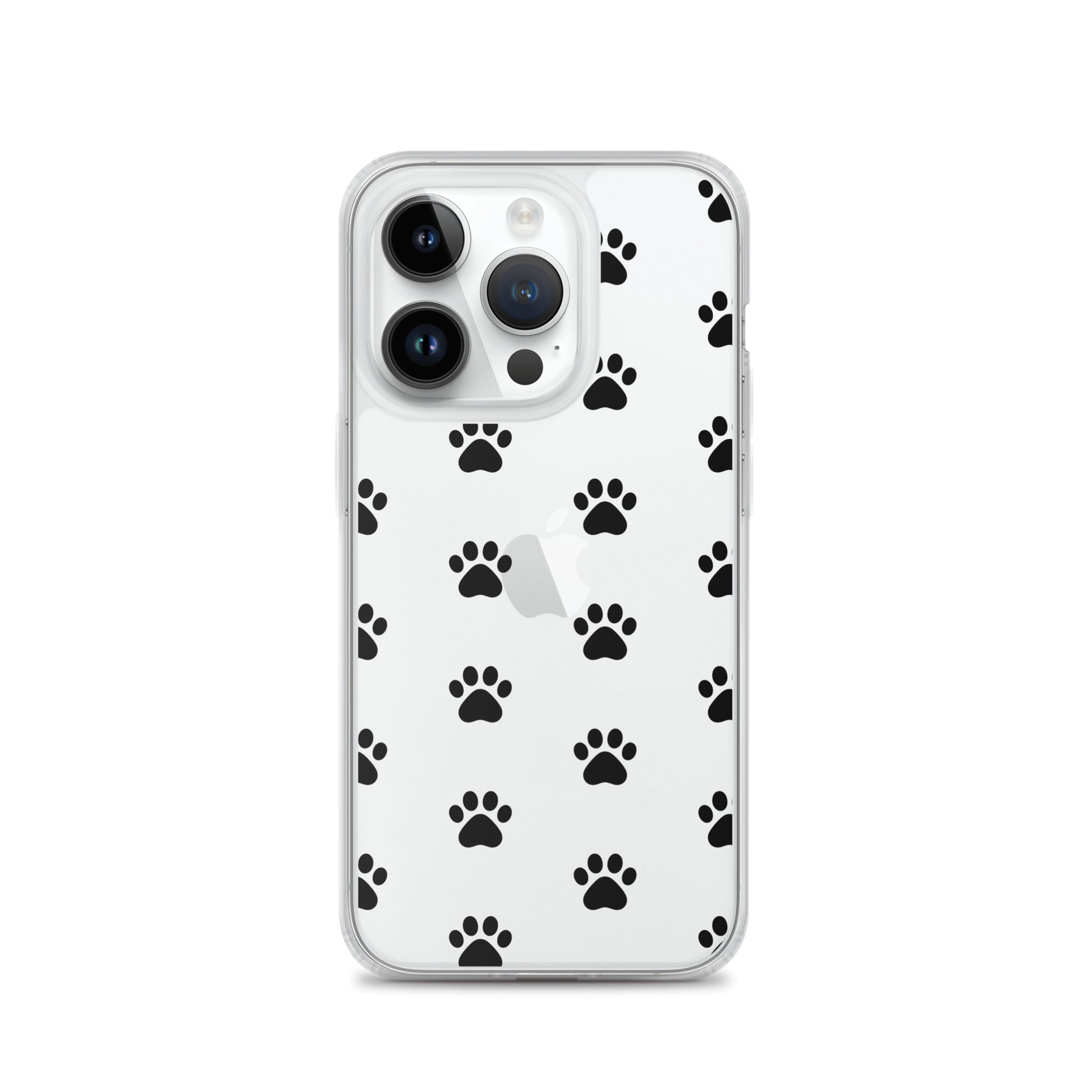 Phone Case for iPhone with playful paw print pattern, perfect for pet lovers and minimalist style.