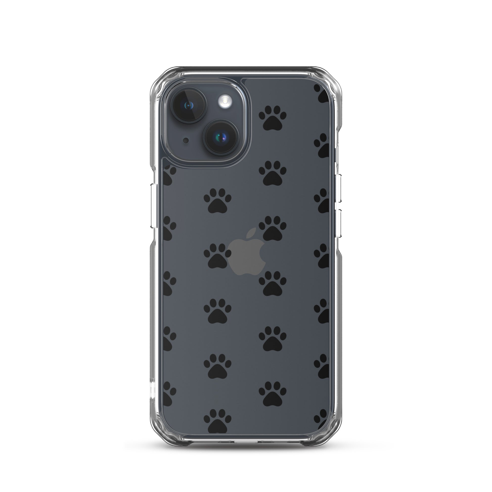 Phone Case for iPhone with playful paw print pattern, perfect for pet lovers and minimalist style.