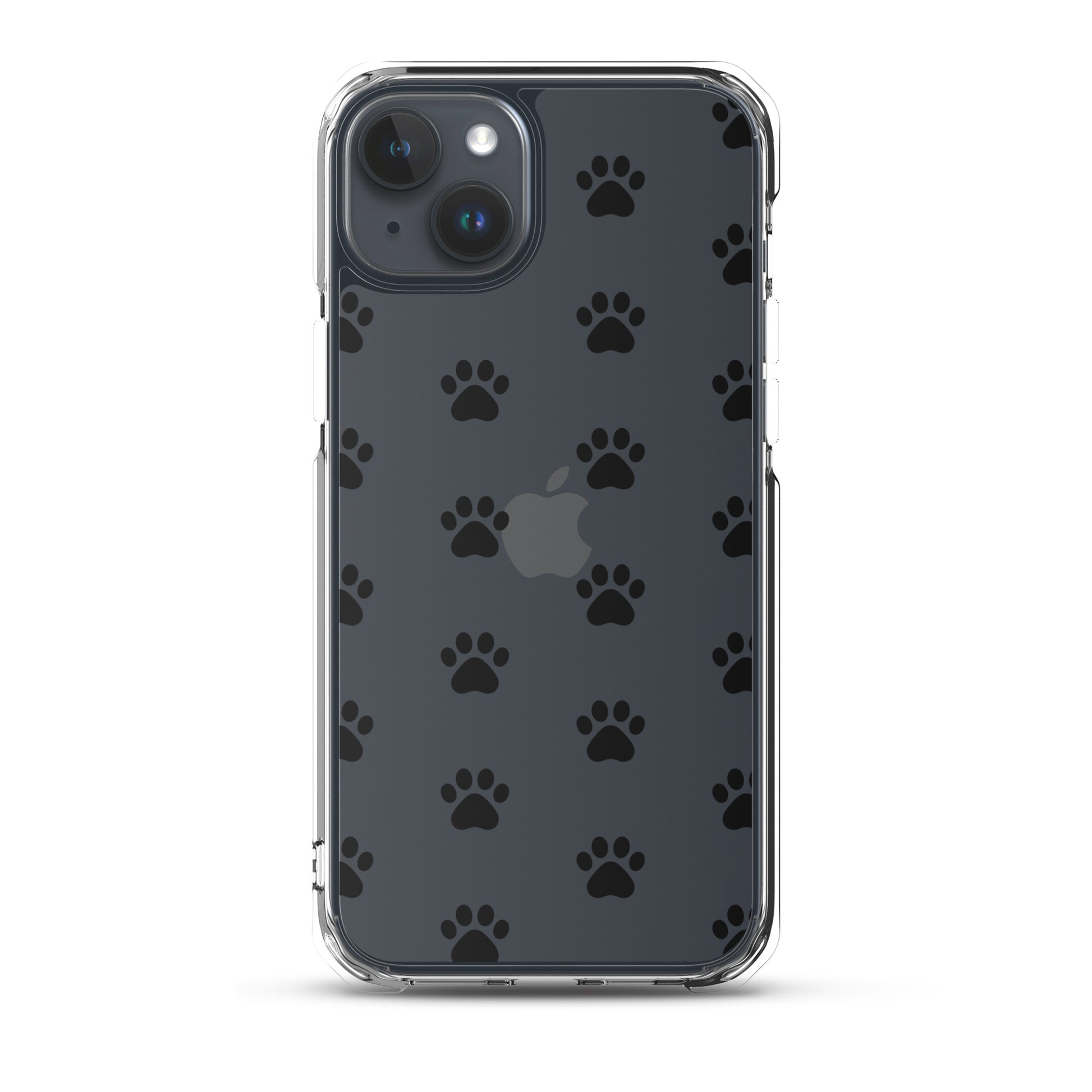 Phone Case for iPhone with minimalist paw print pattern, perfect for pet lovers.