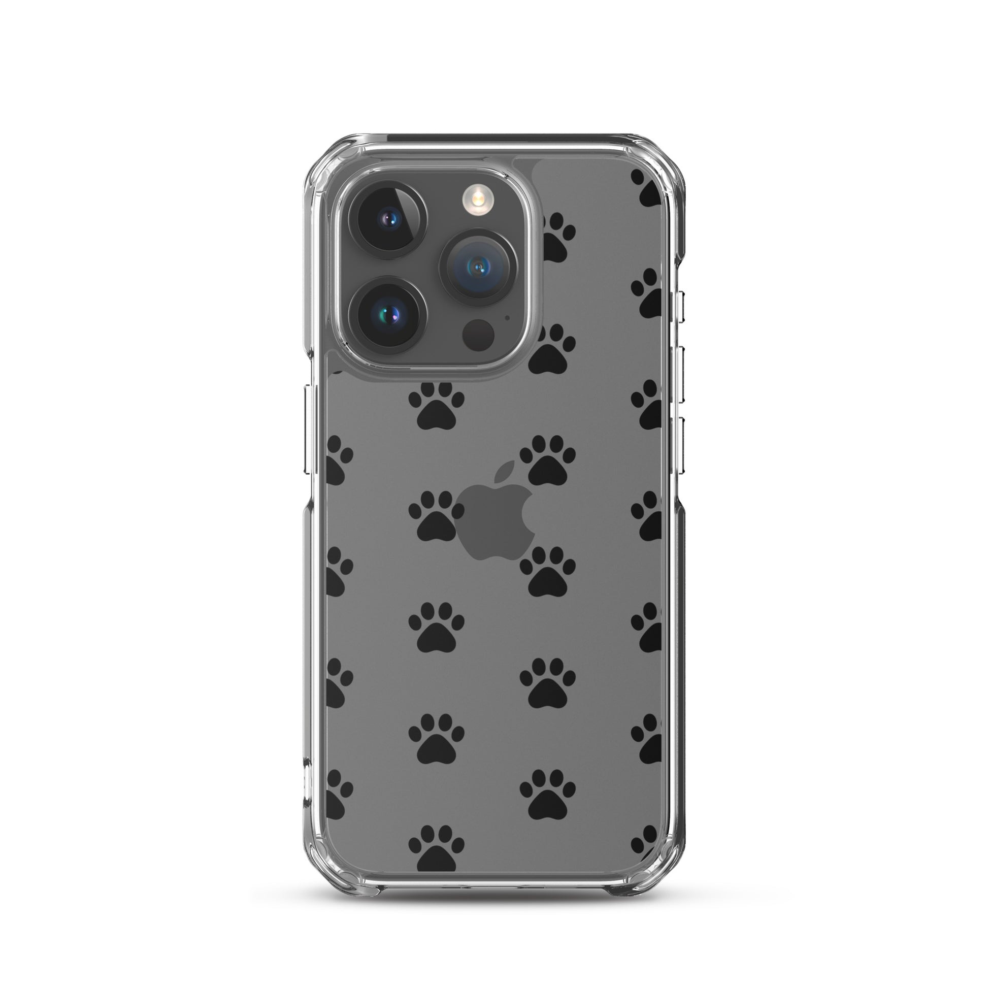 Phone Case for iPhone with paw print pattern, perfect for pet lovers and a minimalist style.