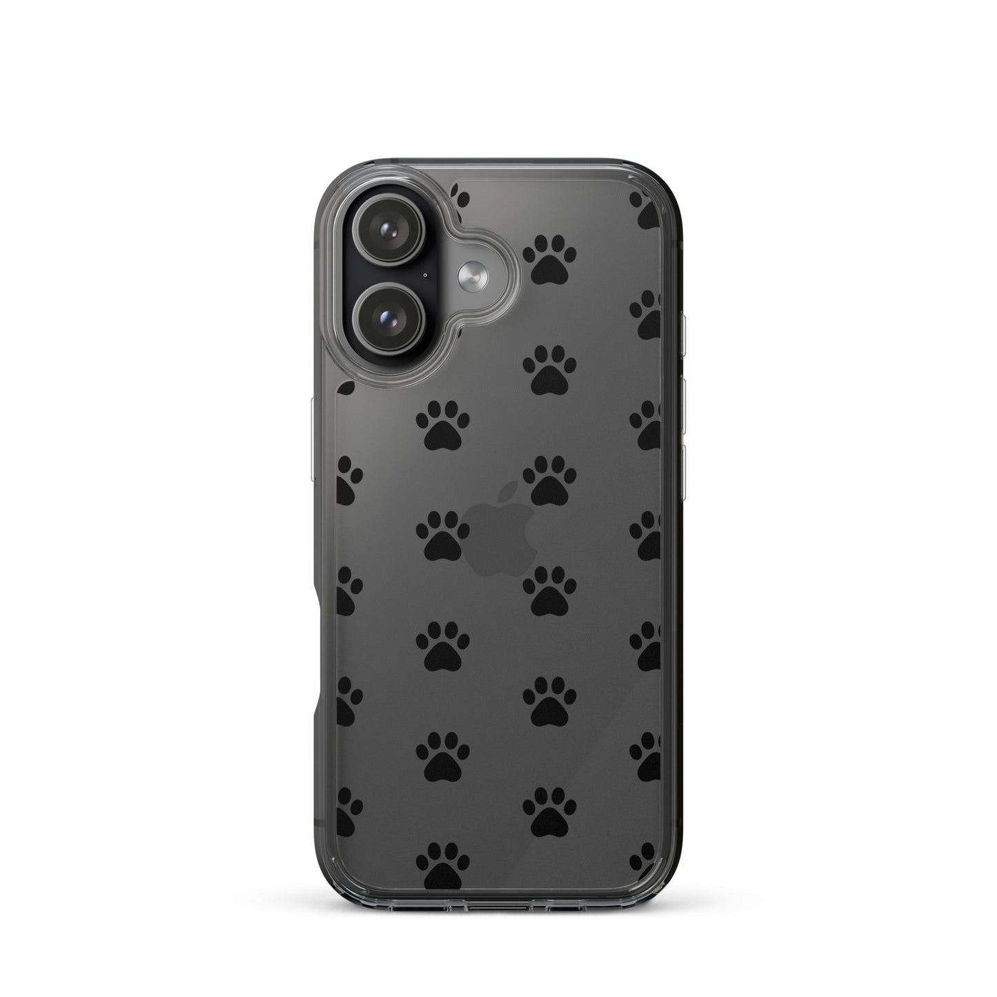 Phone Case for iPhone featuring a playful paw print pattern, perfect for pet lovers with a minimalist style.