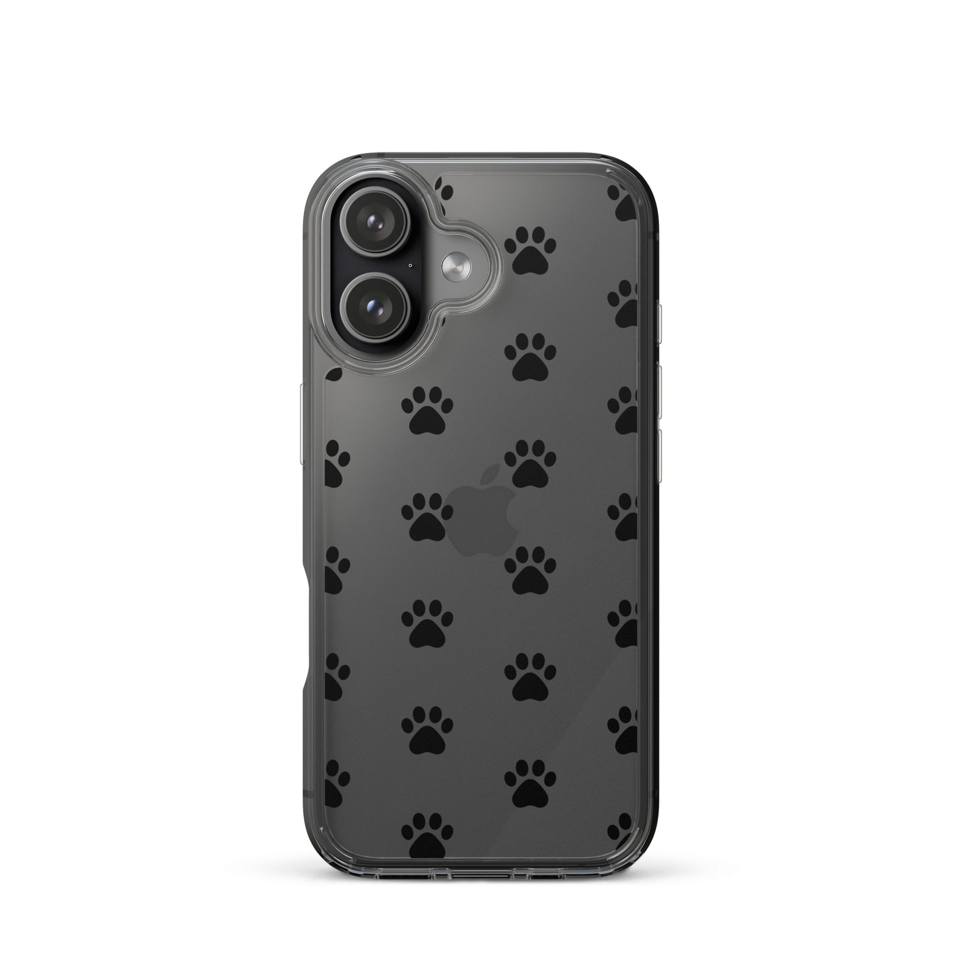 Phone Case for iPhone featuring a playful paw print pattern, perfect for pet lovers with a minimalist style.