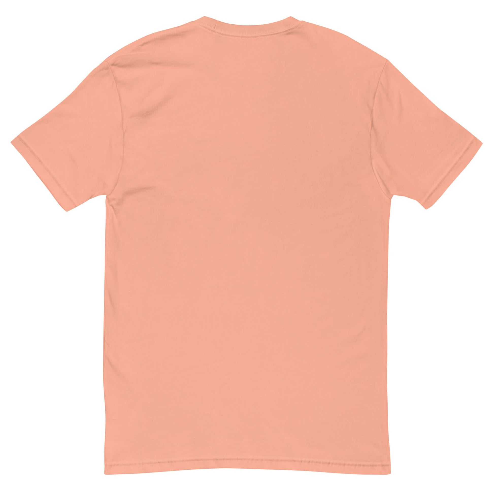 Back view of orange Halloween-themed Pickleball T-shirt без рисунка.