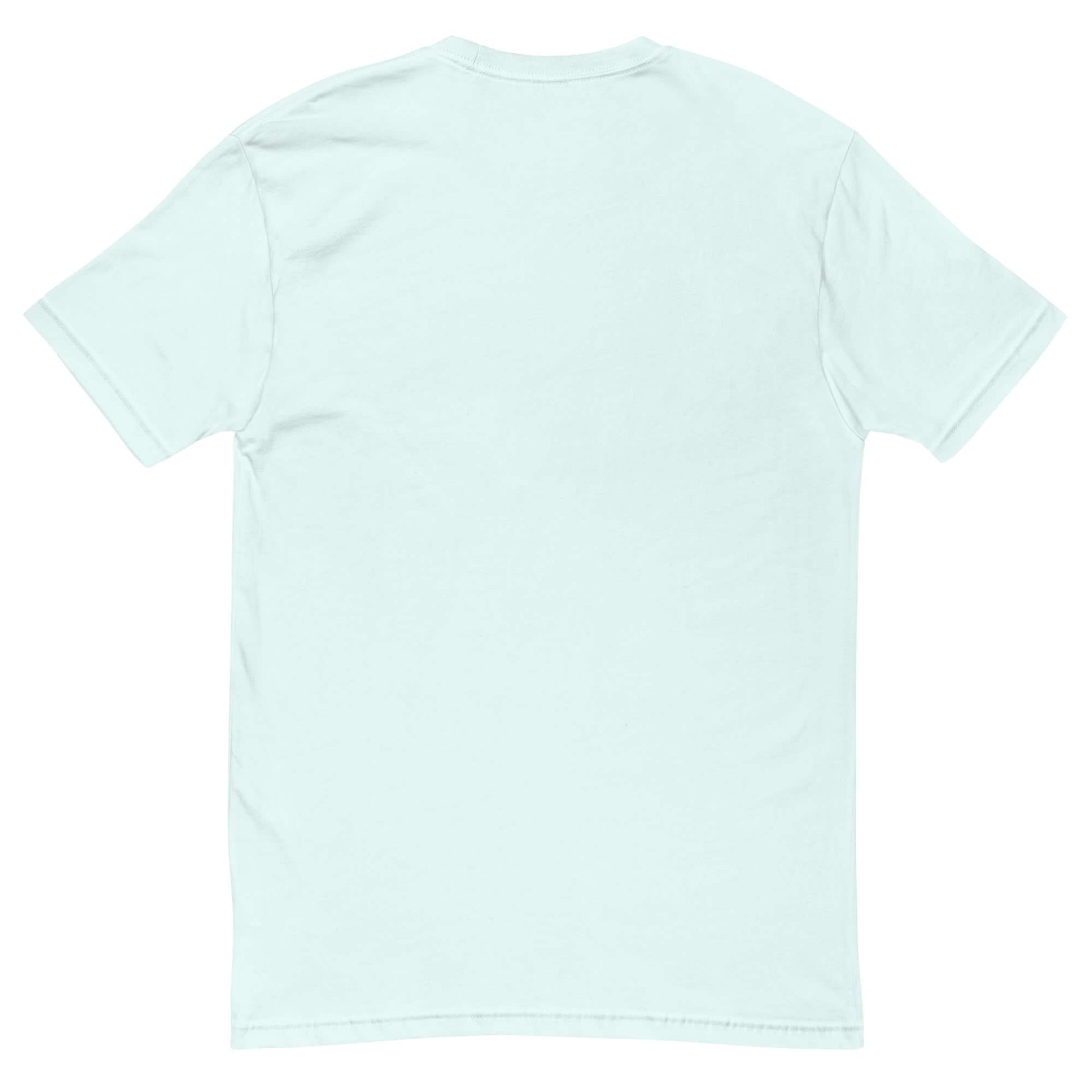 Light mint green Halloween pickleball tee - back view.