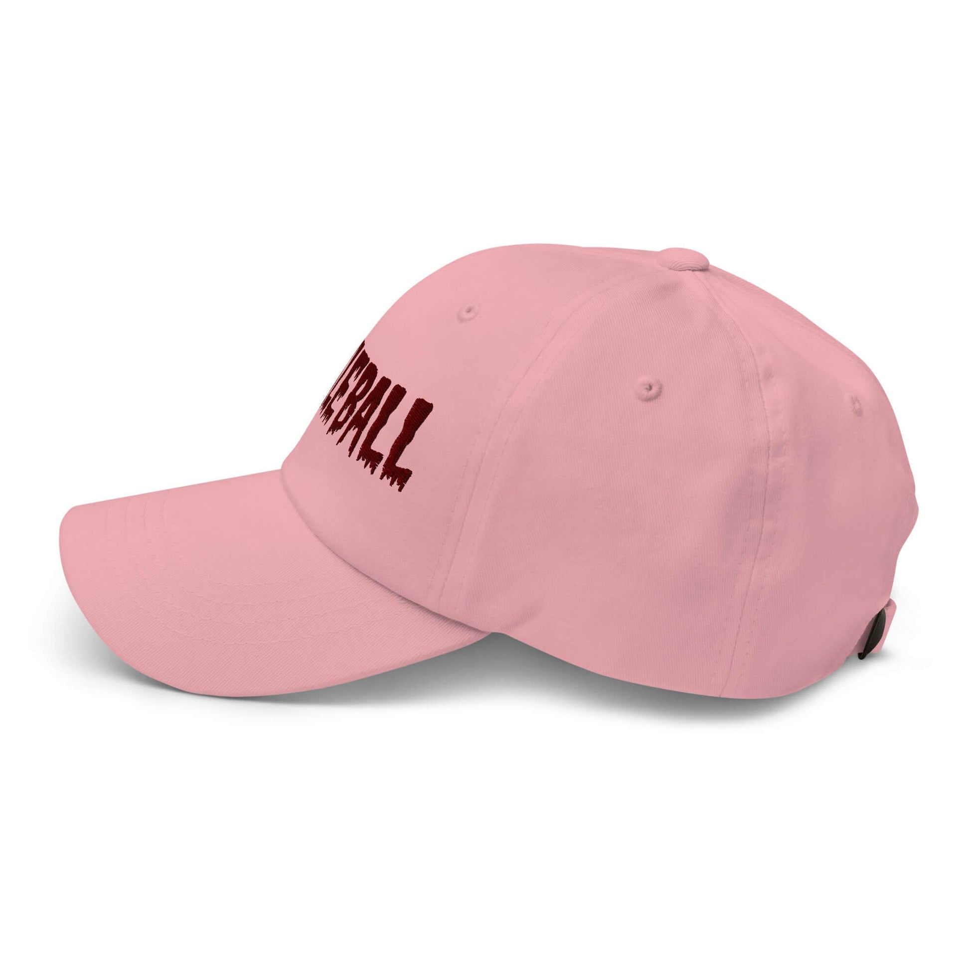 left of Haunted Halloween Pickleball Spirit Hat: Eerie Style for the Court (pink)