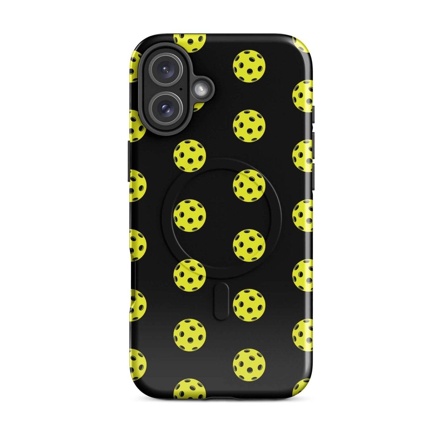 Magnetic Phone Case featuring pickleball pattern design for sporty style and premium protection.