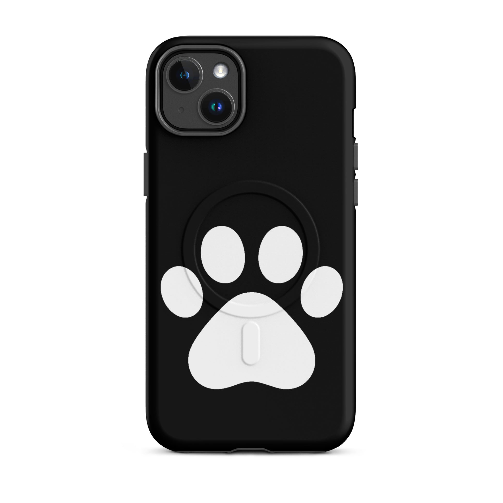 Magnetic Phone Case featuring a paw print design, ideal for pet lovers and modern style enthusiasts.