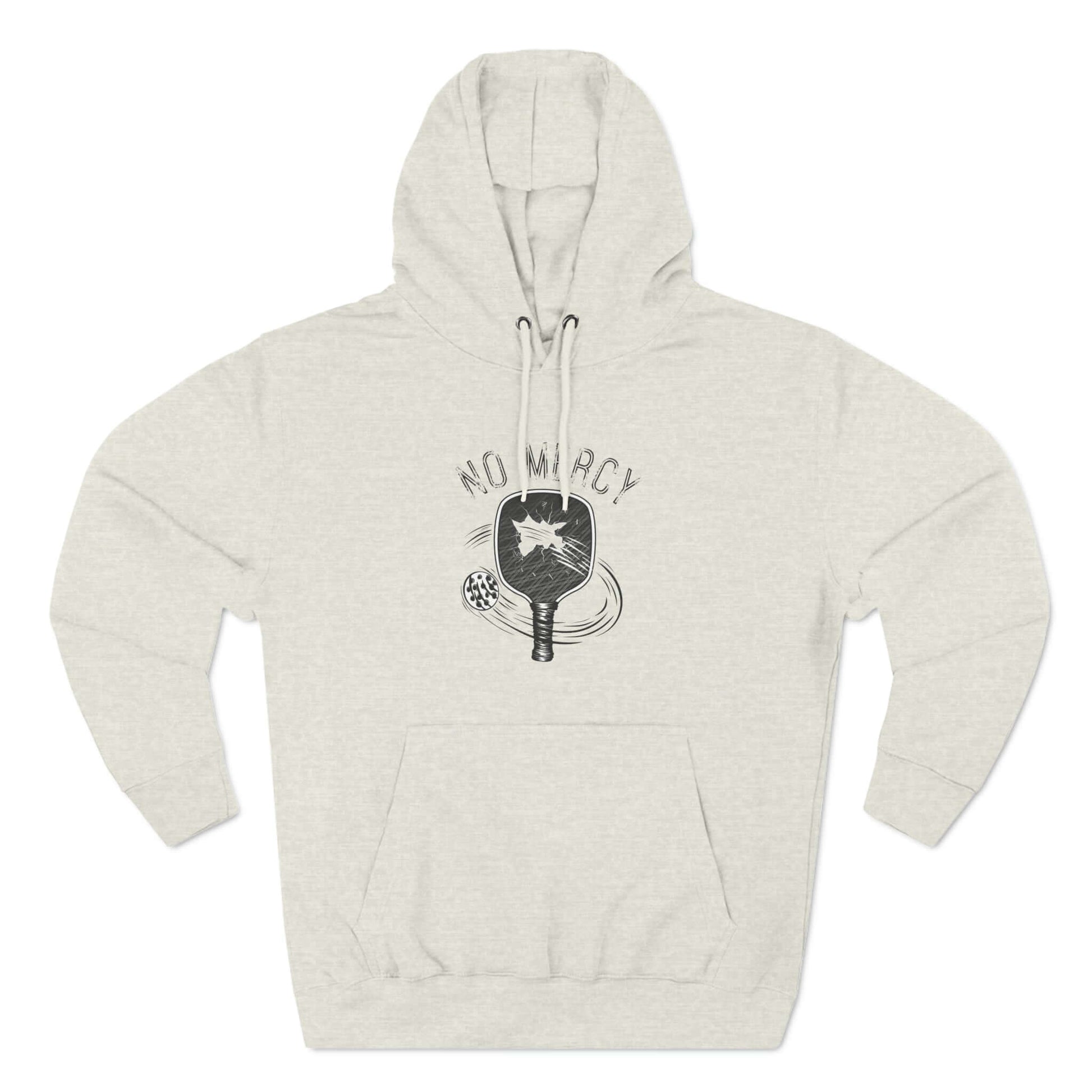 No Mercy FO Pickleball Hoodie with Three-Panel Fleece Lining, Durable and Cozy Pullover for Cold Weather Court Play