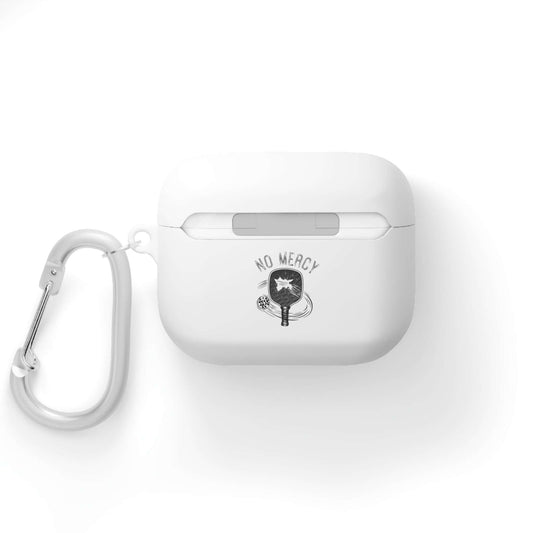 No Mercy Pickleball Series AirPods Pro case cover with metal carabiner, offering protection and style for active pickleball players.