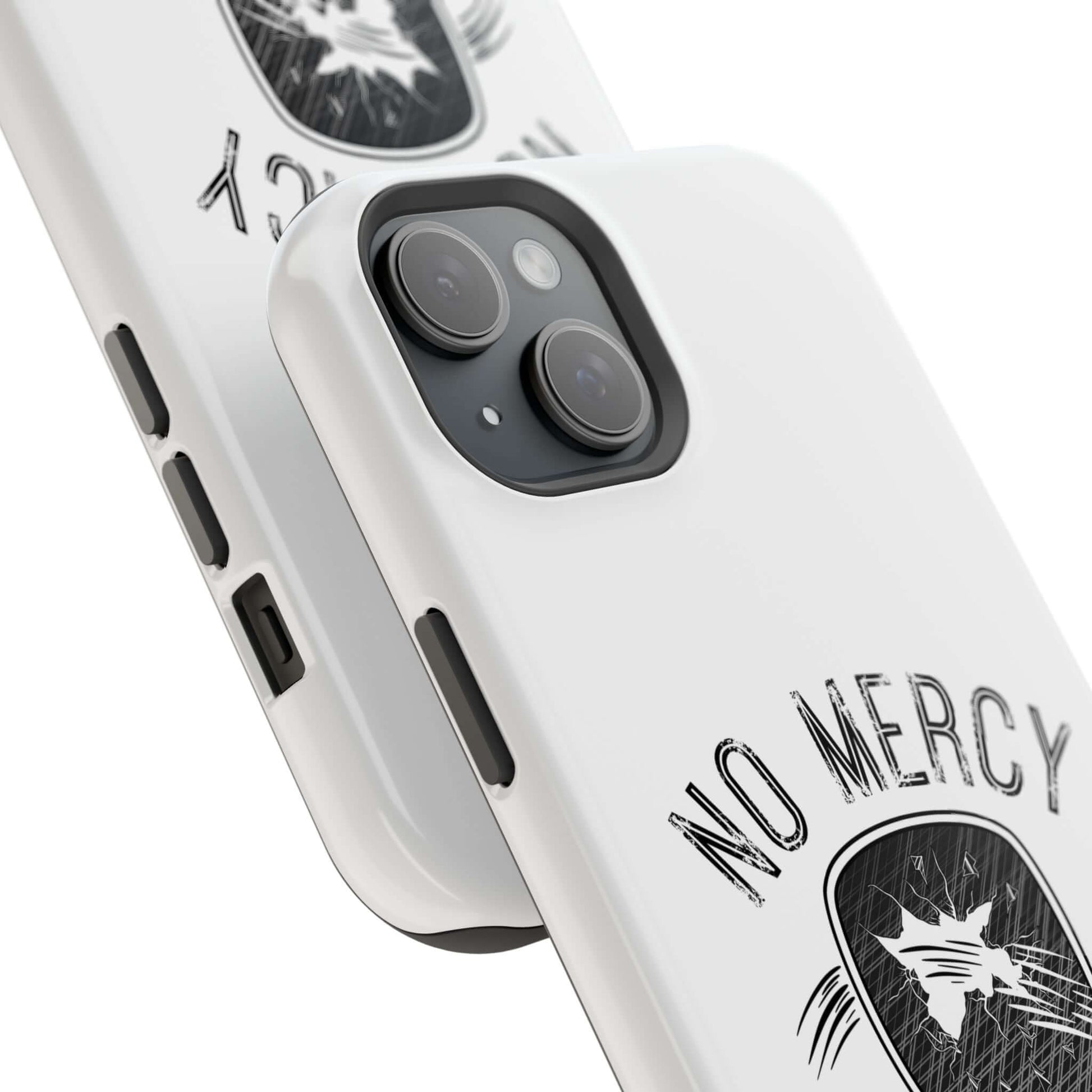 No Mercy Pickleball Series MagSafe iPhone case showcasing dual-layer protection in glossy finish.