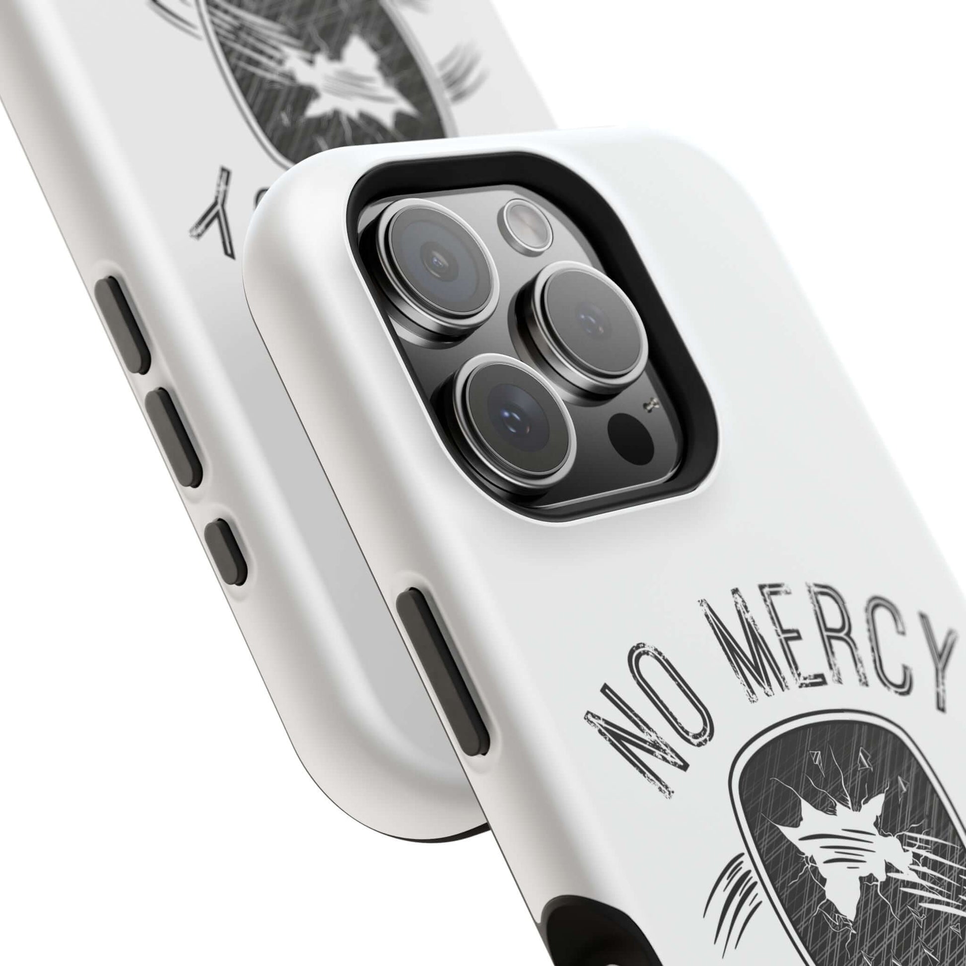 No Mercy Pickleball MagSafe Tough Dual-Layer iPhone Case with sleek design and durable protection.
