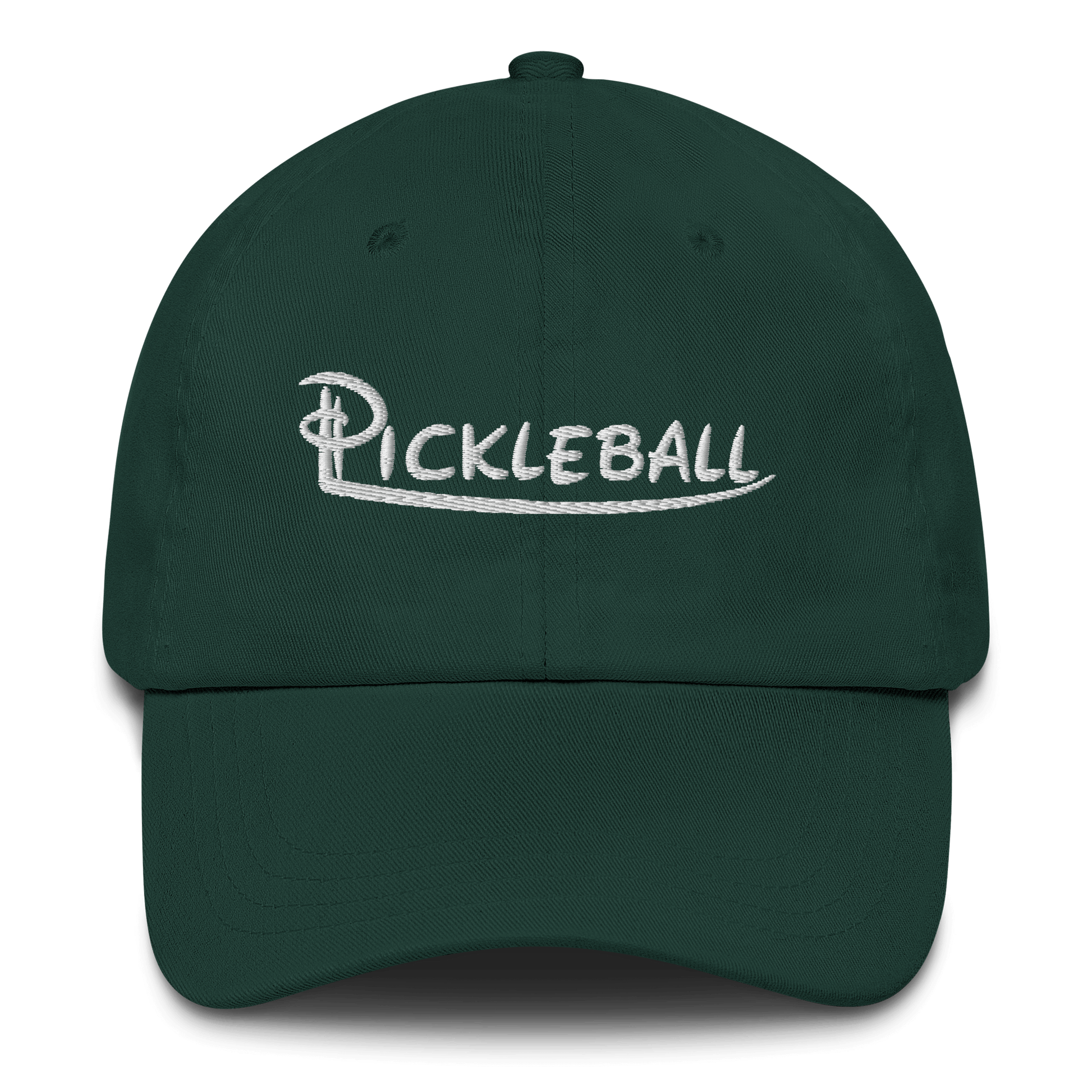 Low Profile Pickleball Hat with Embroidered Pickleball Logo and Adjustable Strap