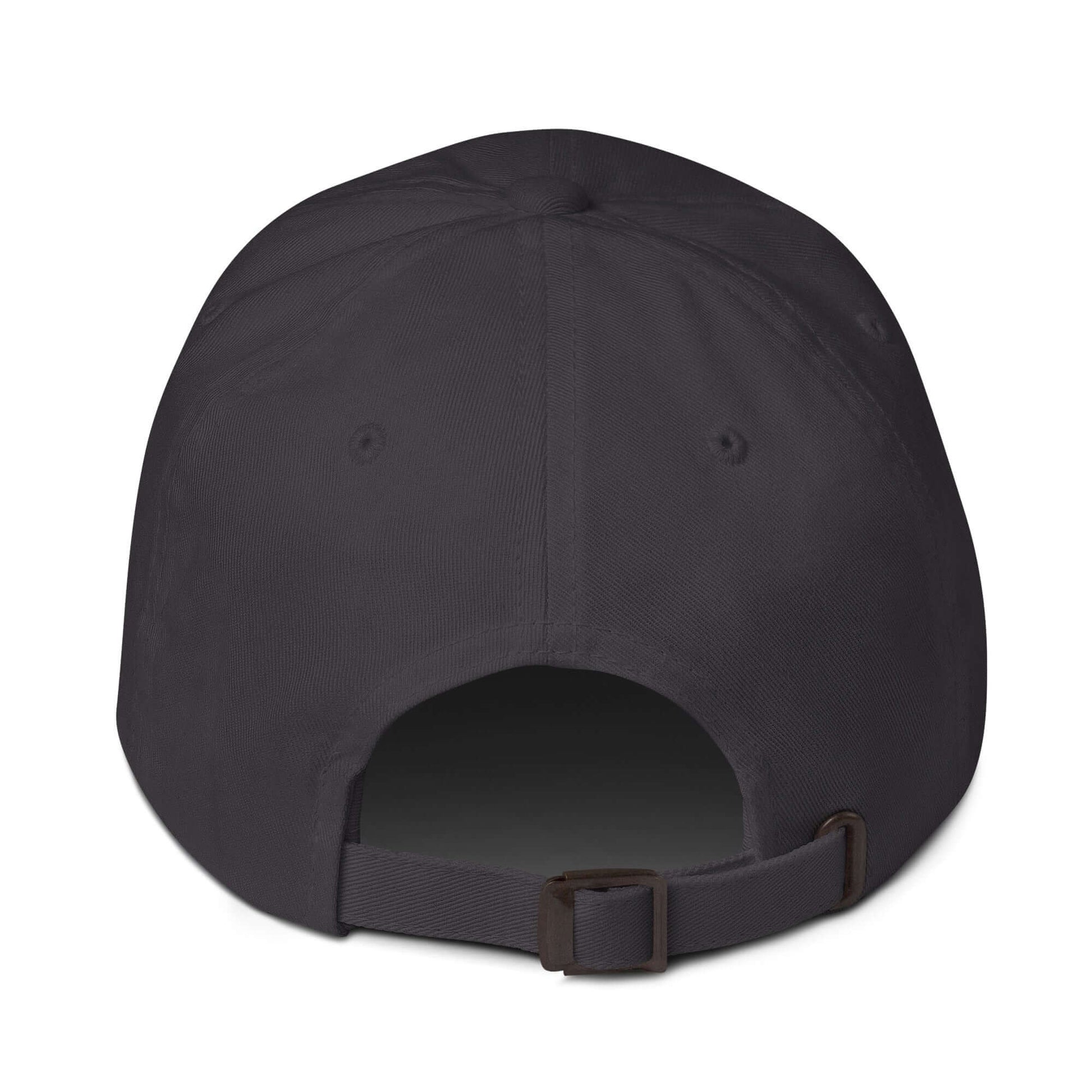 back of Pickleball Passion Dad Hat: Sporty Style for Every Enthusiast (dark grey)