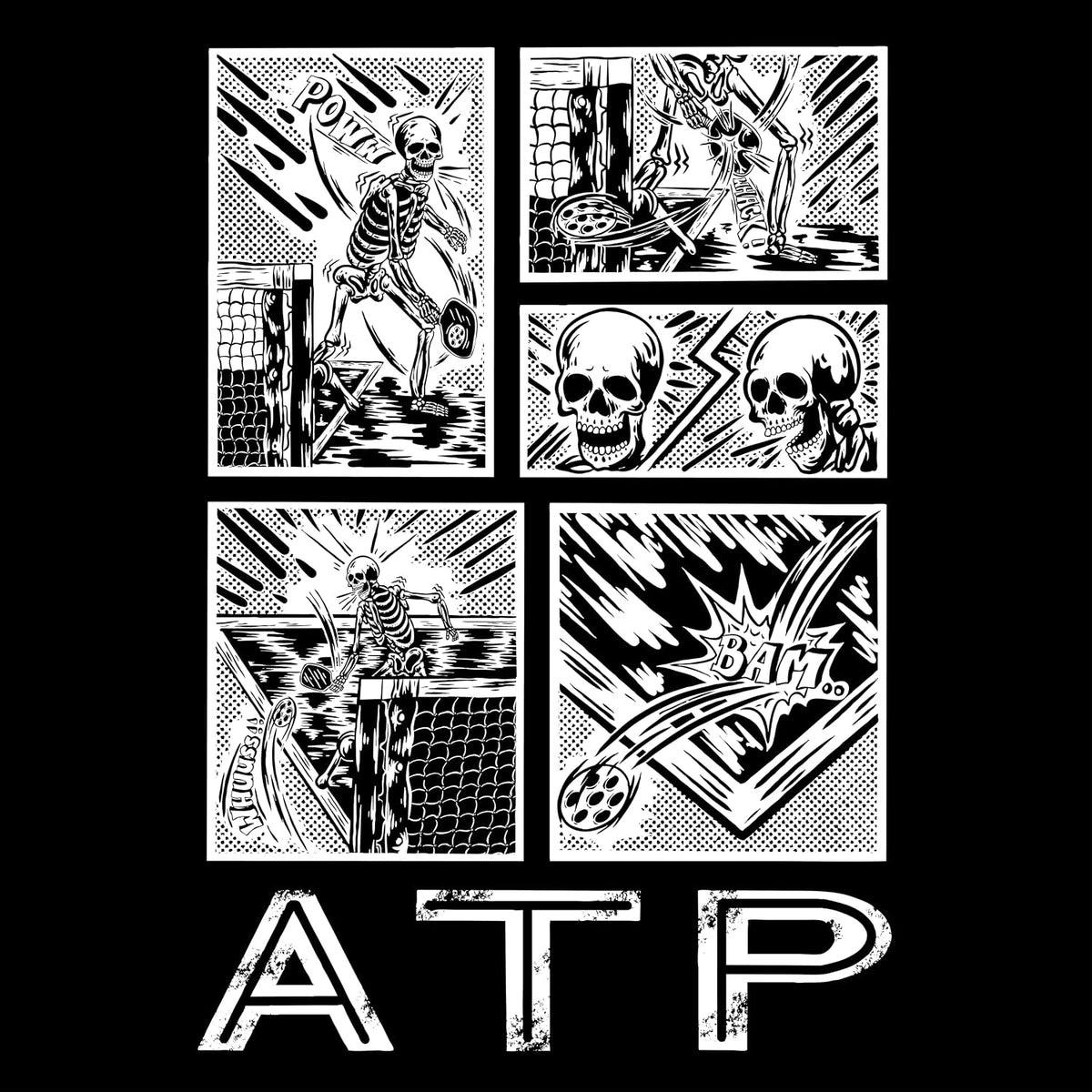 Pickleball ATP Sticker Set – Durable, Waterproof Vinyl Decals