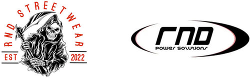 RND Streetwear and RND Power Solutions logos