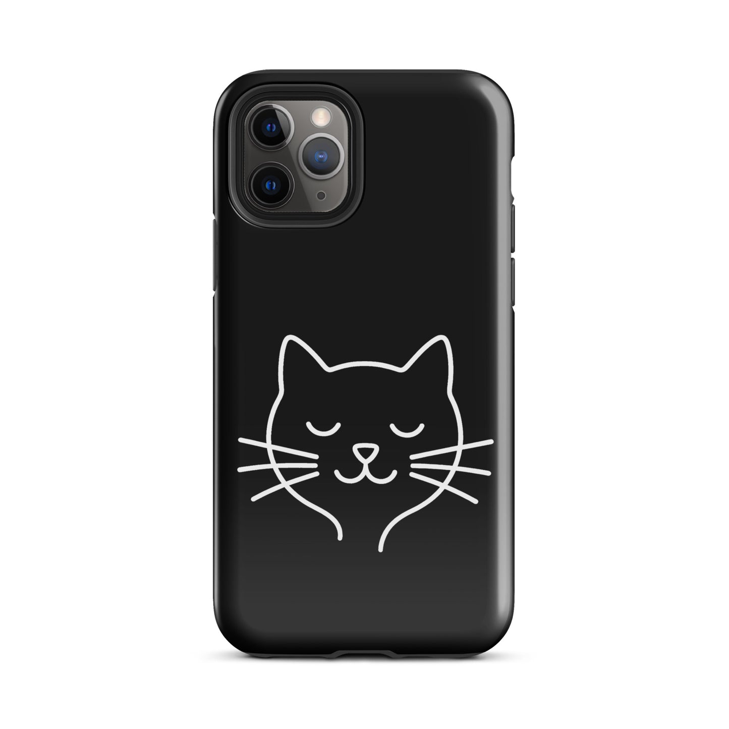 Phone Case for iPhone featuring cute minimalist cat line art design, perfect for cat lovers seeking style and protection.