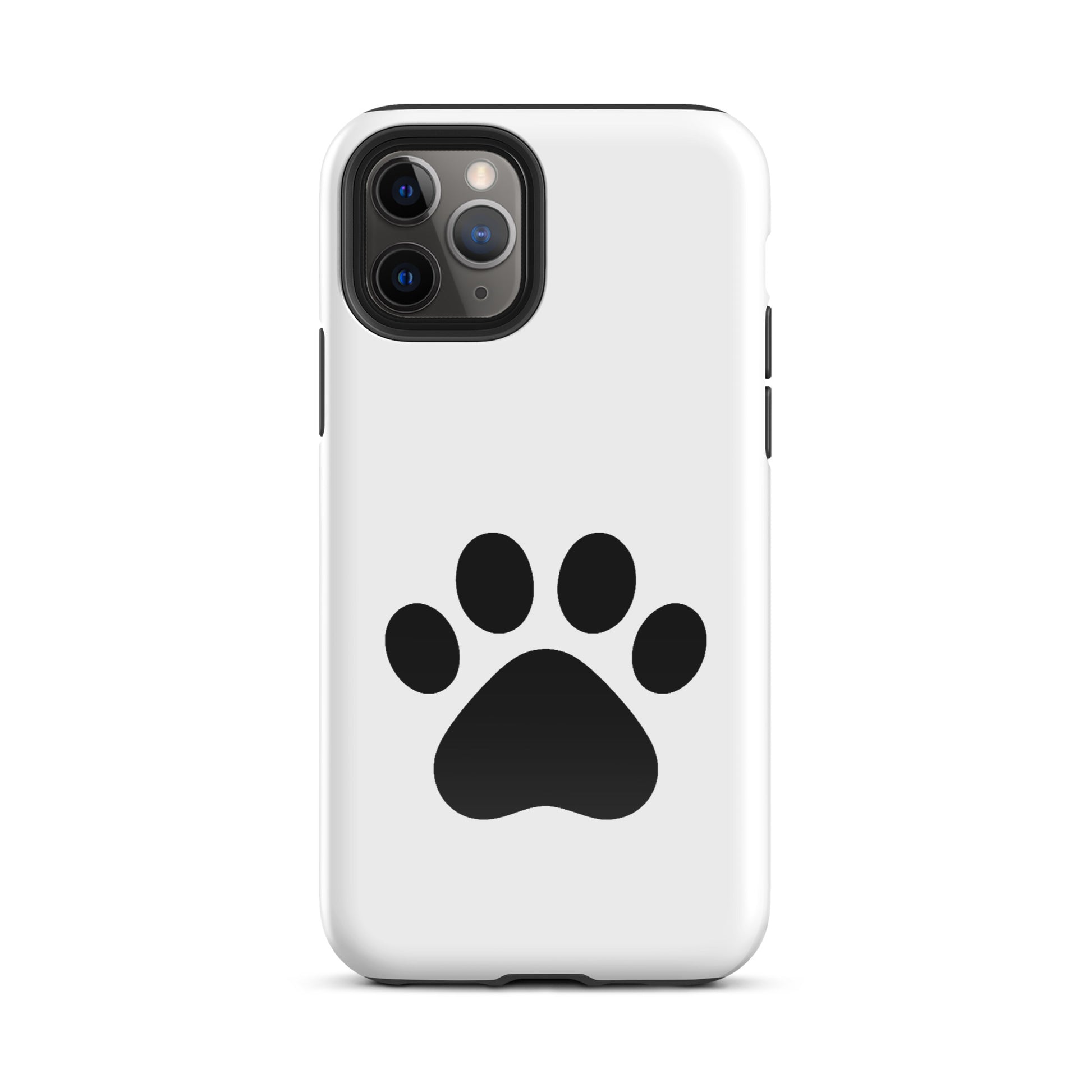 Phone Case for iPhone with paw print design, perfect for pet lovers seeking a stylish yet durable accessory for their device protection.