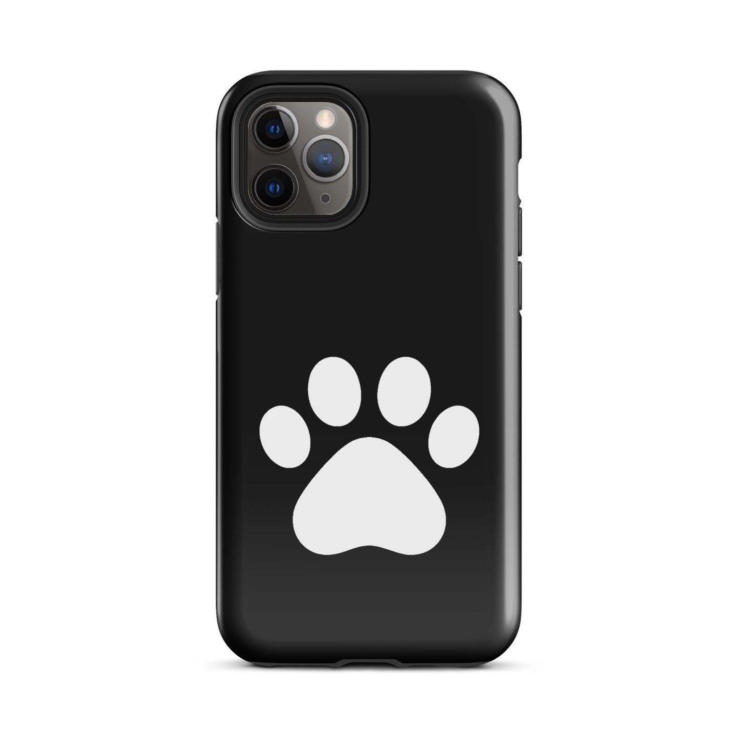 Phone Case for iPhone with minimalist paw print design for pet lovers, featuring durable protection for cat and dog enthusiasts.