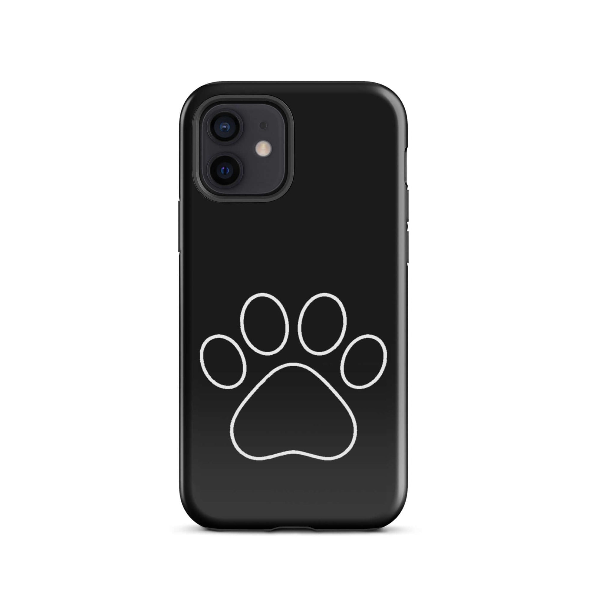 Phone Case for iPhone featuring a minimalist paw print design for pet lovers.