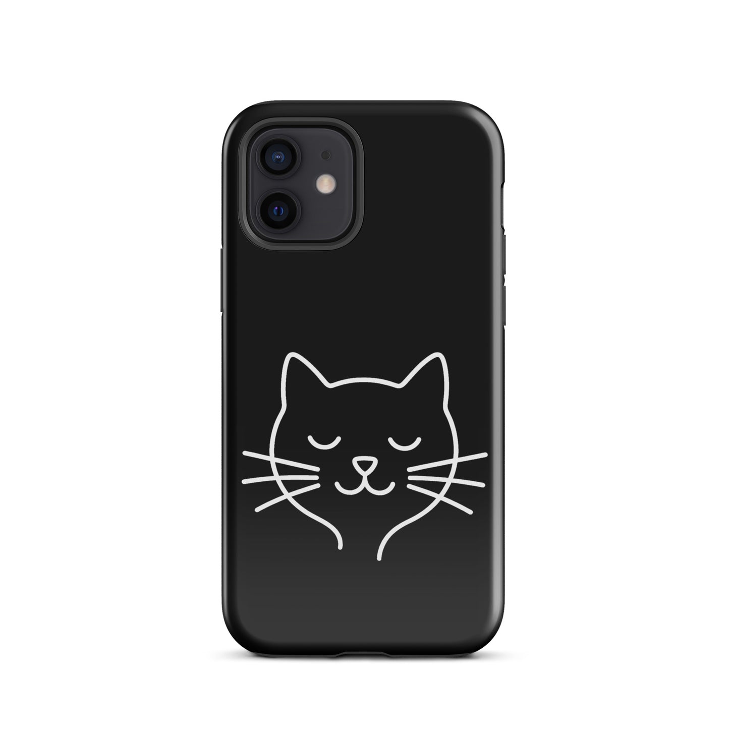 Phone Case for iPhone with cute minimalist cat line art design, perfect for cat lovers who want style and protection without compromise.