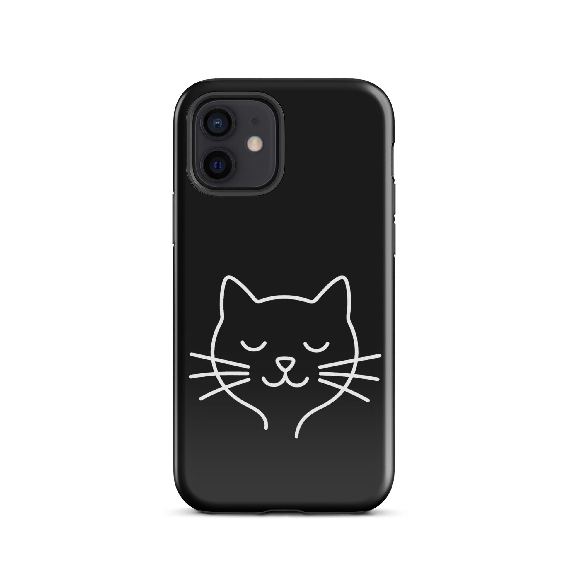 Phone Case for iPhone with cute minimalist cat line art design, perfect for cat lovers who want style and protection without compromise.