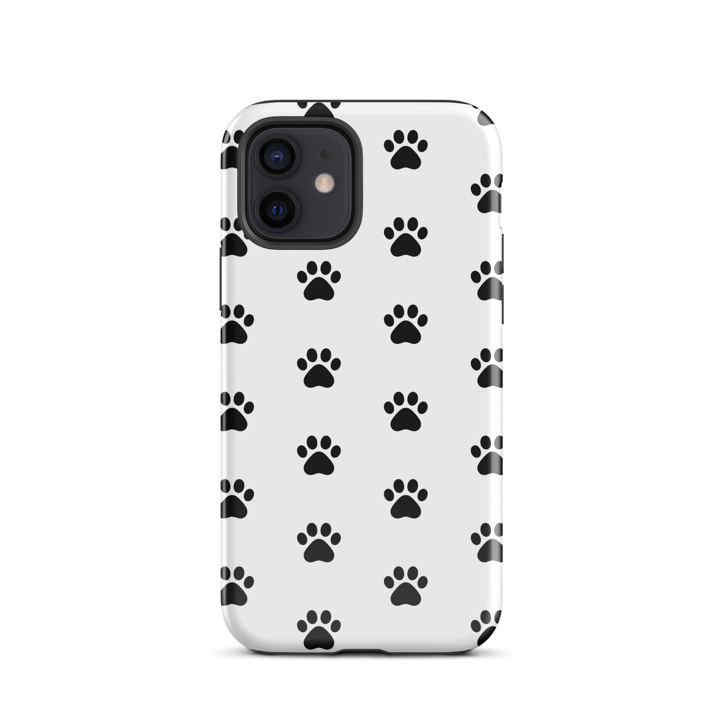 Phone Case for iPhone with stylish paw print design, perfect for pet lovers, featuring a minimalist pattern for a modern look.