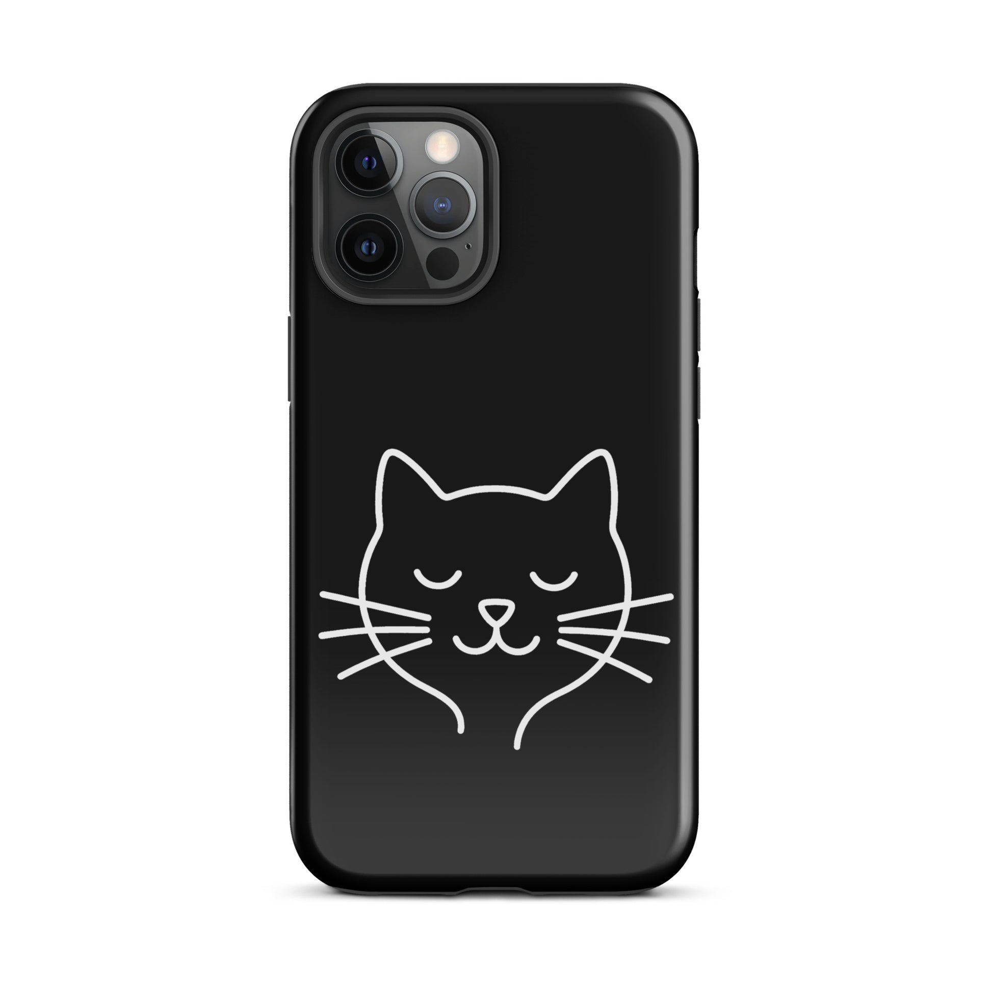Phone Case for iPhone with minimalist cat line art design, perfect for cat lovers wanting style and protection.