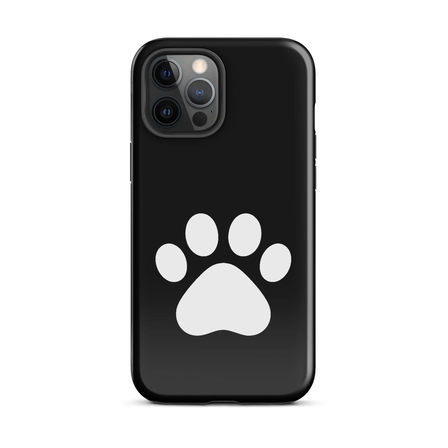 Phone Case for iPhone with paw print design for pet lovers, featuring minimalist pet-themed charm and durability for cat and dog owners.