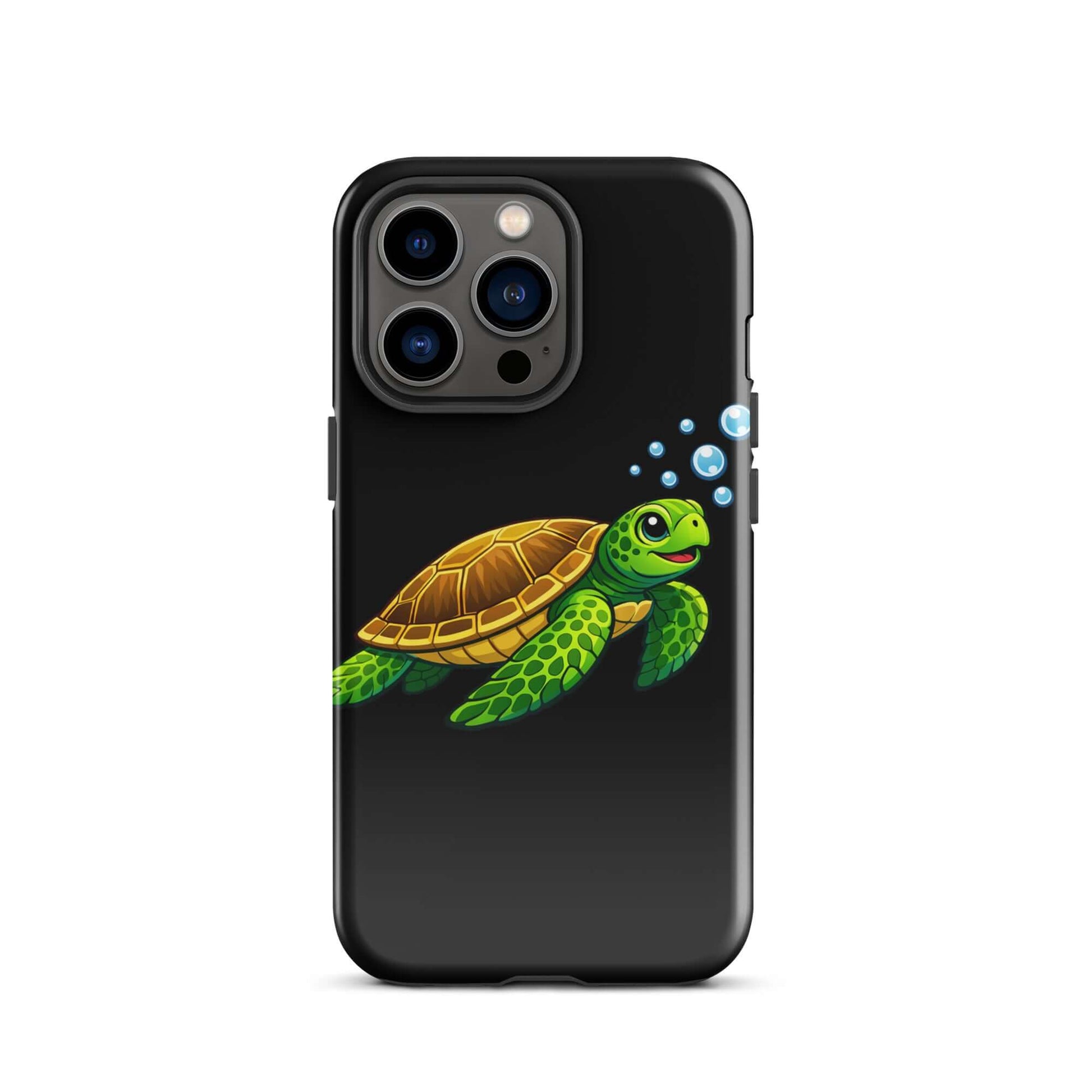 Phone Case featuring vibrant sea turtle artwork, perfect for iPhone lovers who enjoy premium style and protection.