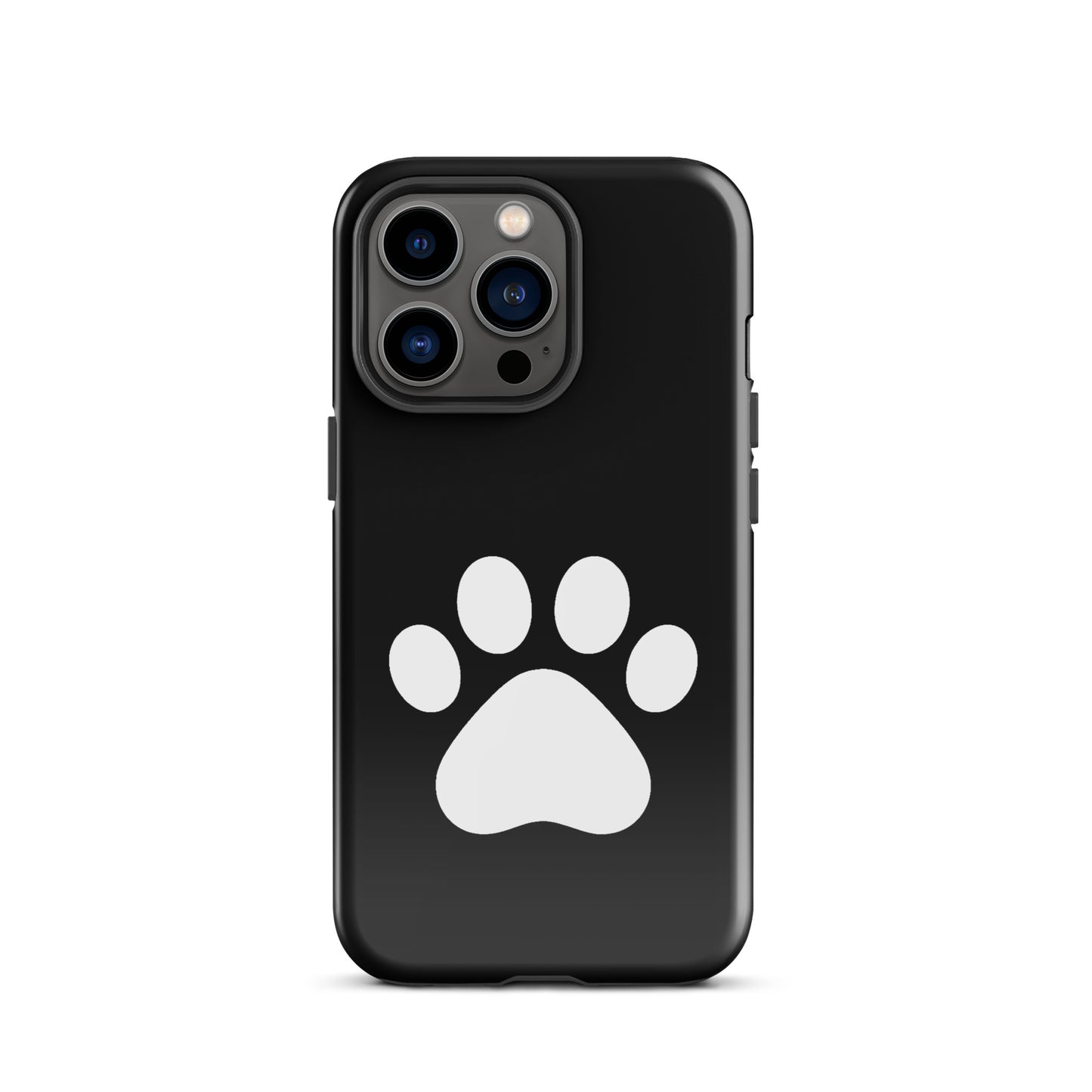 Phone Case for iPhone with paw print design for pet lovers, featuring a minimalist style, suitable for both cat and dog owners.