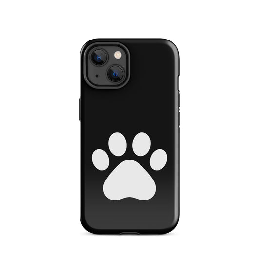 Phone Case for iPhone featuring a minimalist paw print design for pet lovers.
