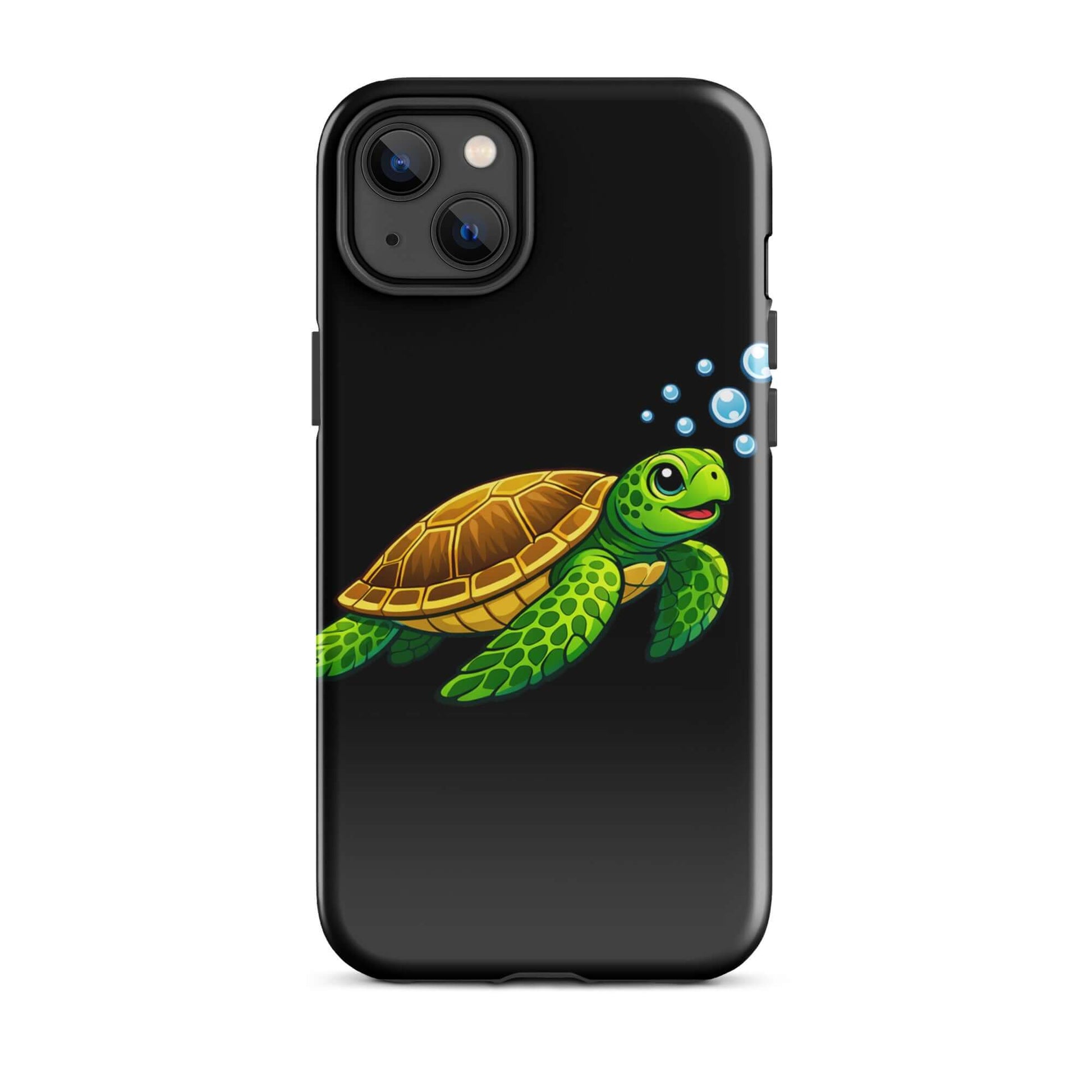 Phone Case featuring vibrant sea turtle artwork, blending charm and protection for iPhone users.