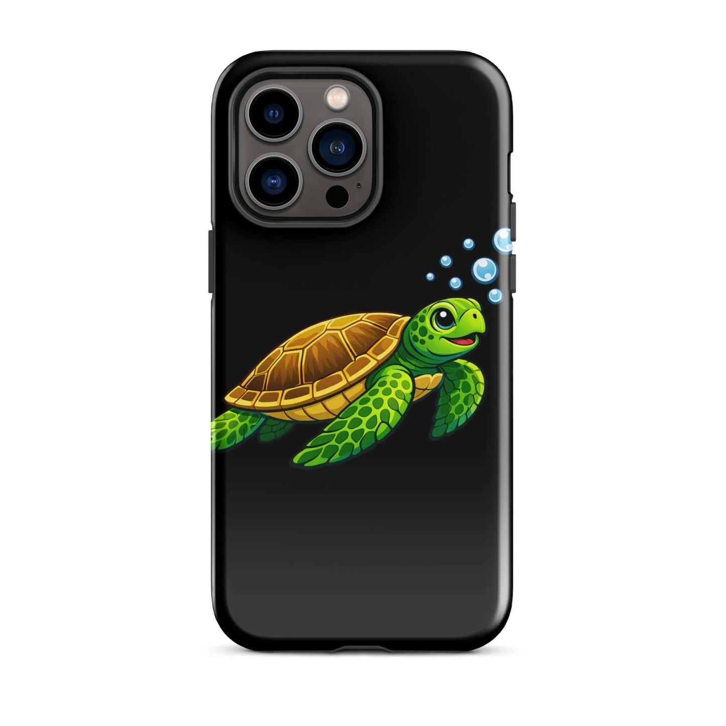 Phone Case featuring vibrant sea turtle artwork with playful design and ocean-inspired charm.