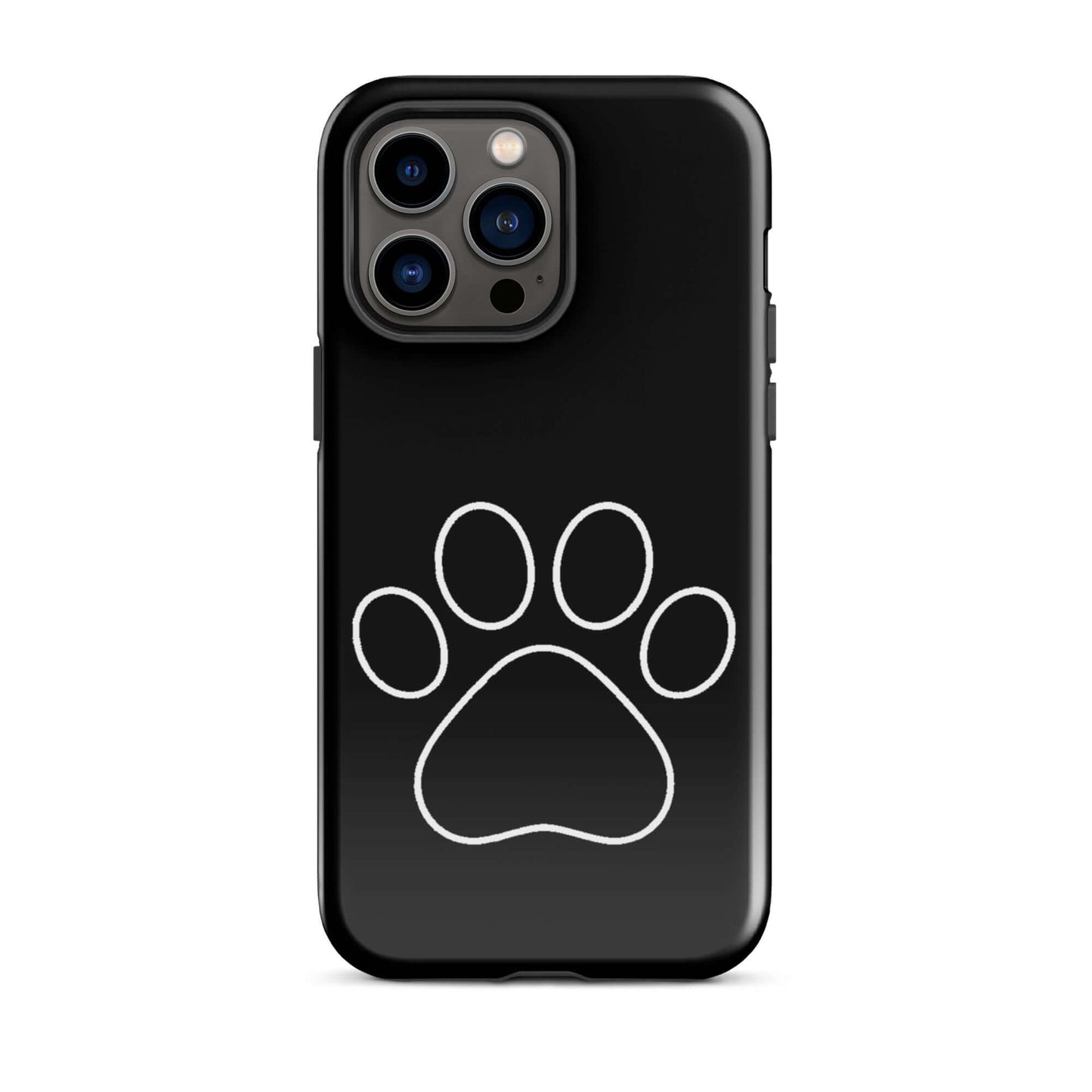 Phone Case featuring minimalist paw print design, perfect for pet lovers with a modern style.
