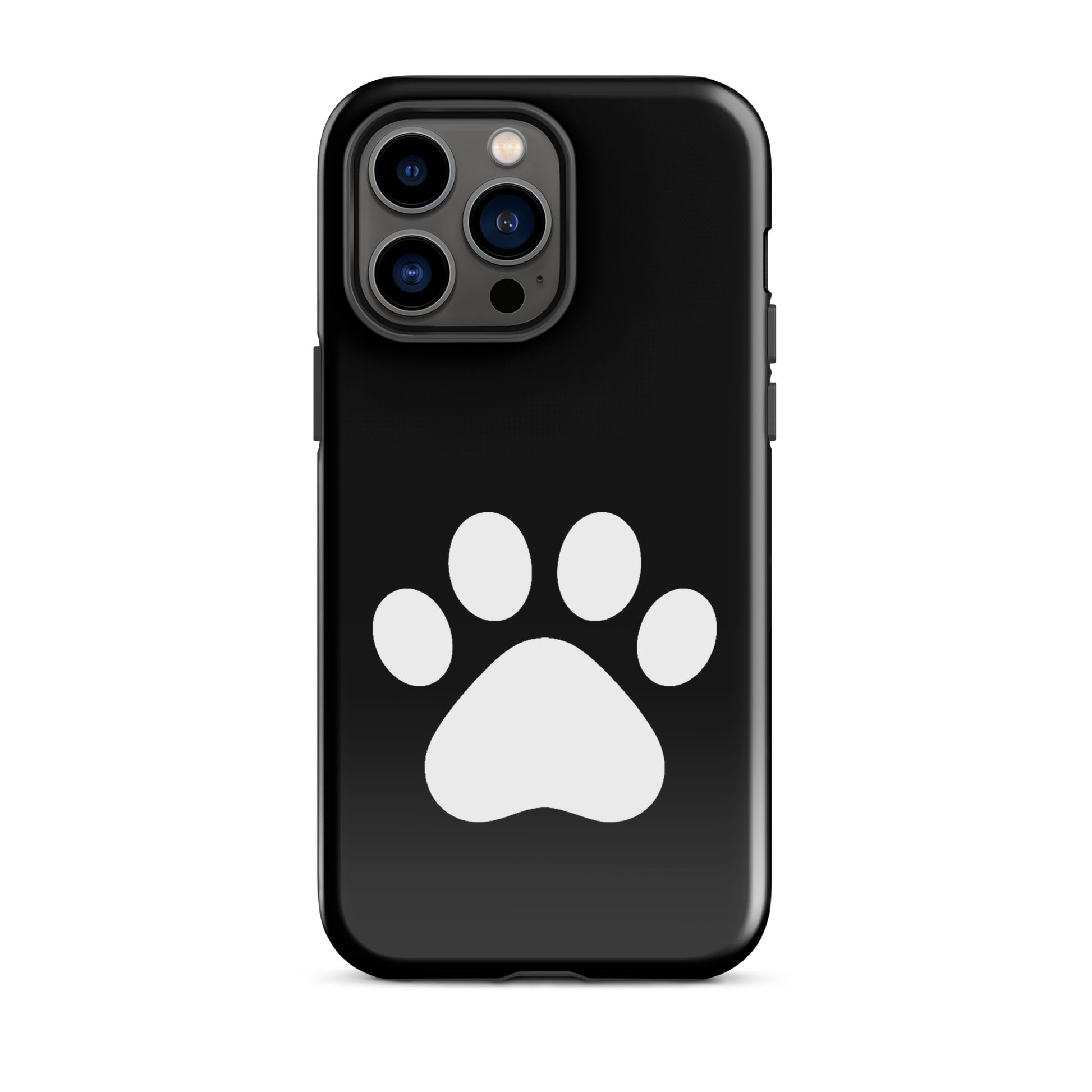 Phone Case for iPhone featuring a minimalist paw print design for pet lovers.