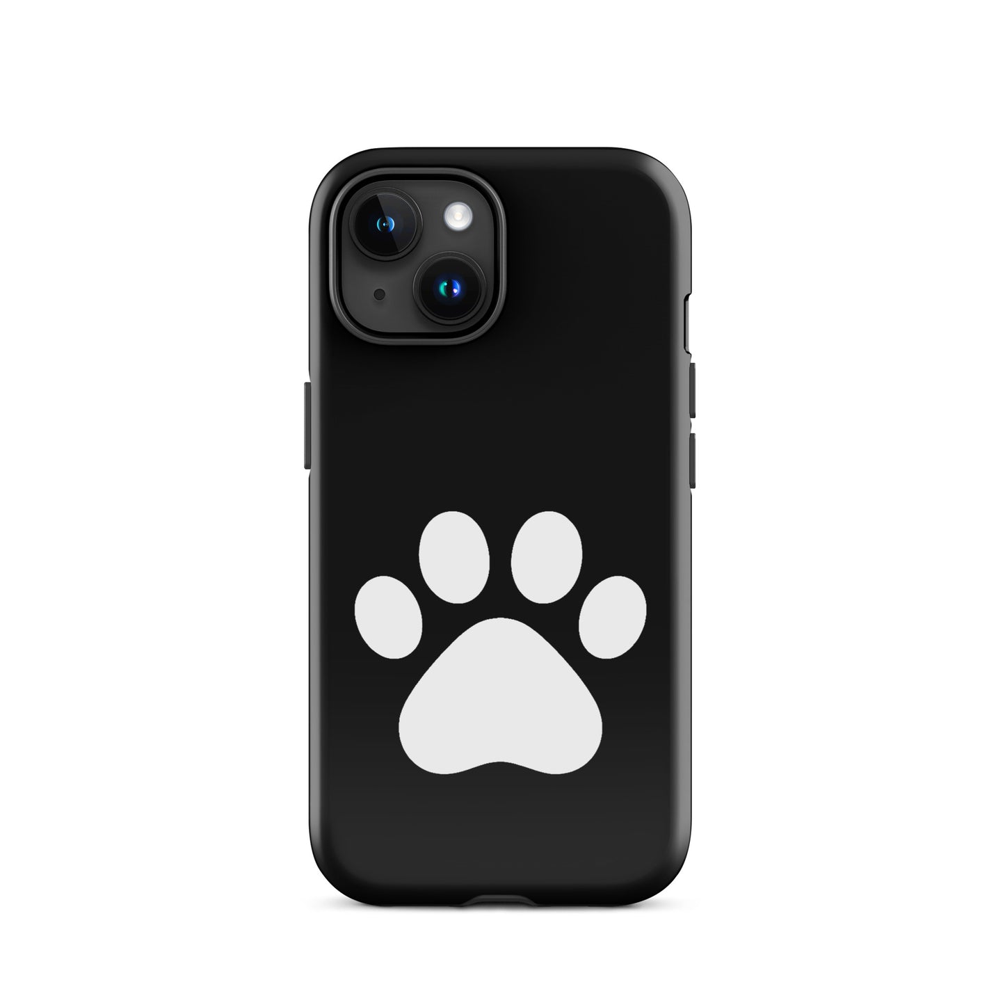 Phone Case featuring a minimalist paw print design, perfect for pet lovers.