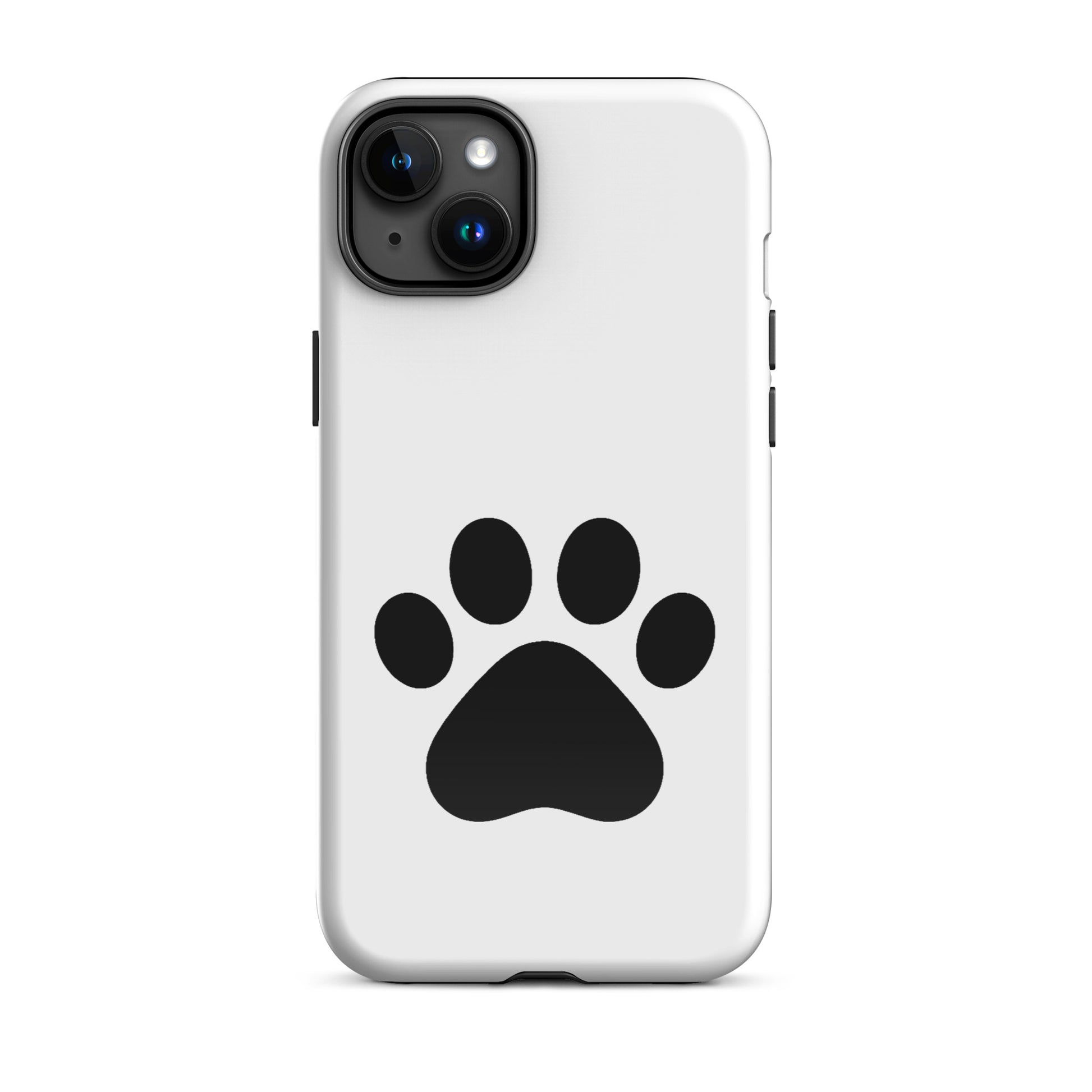 Phone Case for iPhone featuring a minimalist paw print design for pet lovers.