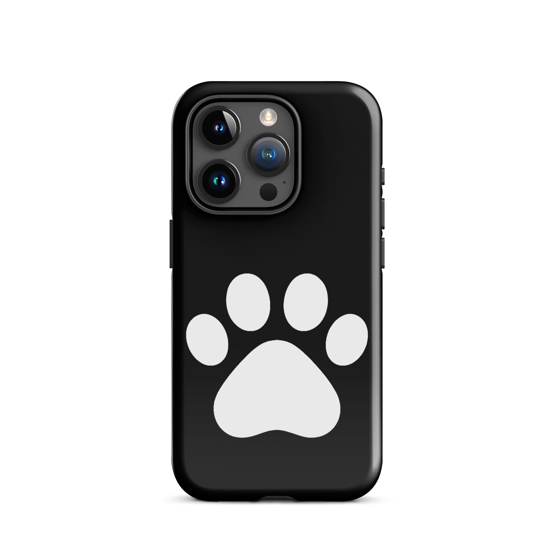 Phone Case for iPhone featuring minimalist paw print design for pet lovers, stylish and durable.
