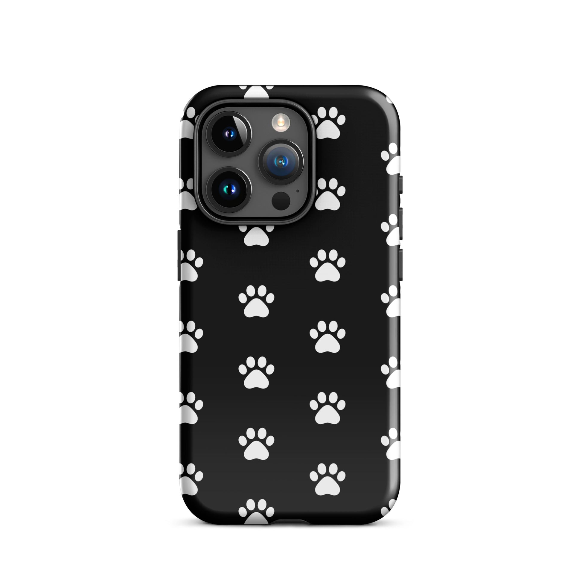 Phone Case for iPhone featuring a stylish paw print design, perfect for pet lovers and animal enthusiasts.