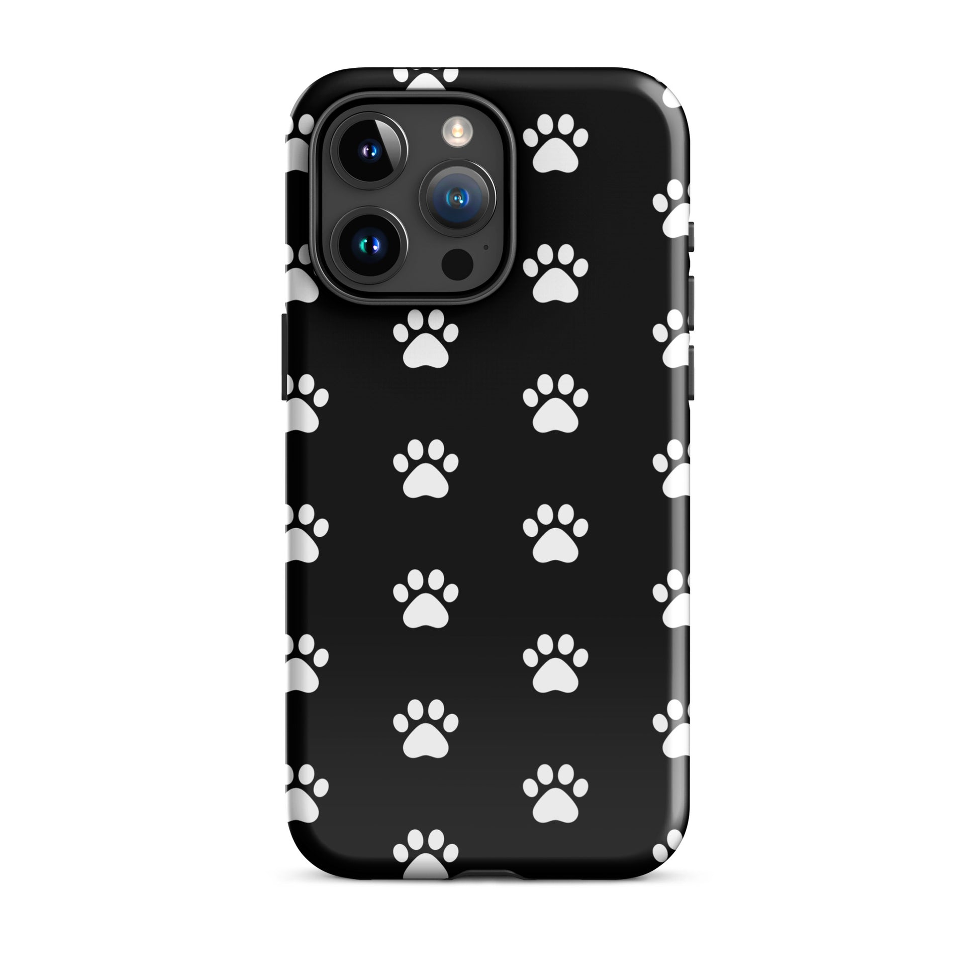 Phone Case for iPhone featuring a stylish paw print design, perfect for pet lovers with a modern aesthetic.