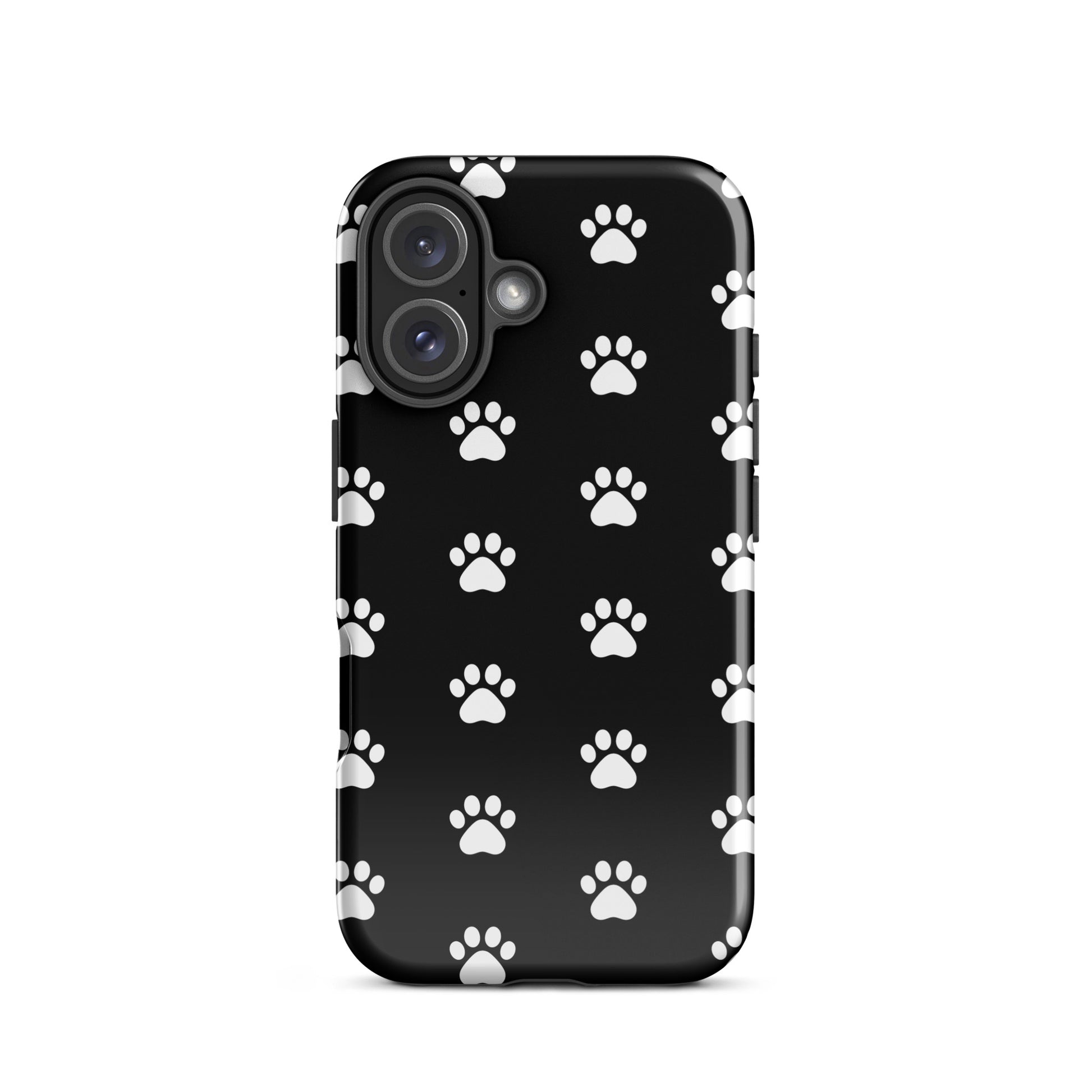 Phone Case for iPhone featuring a stylish paw print design, perfect for pet lovers who adore cats and dogs.