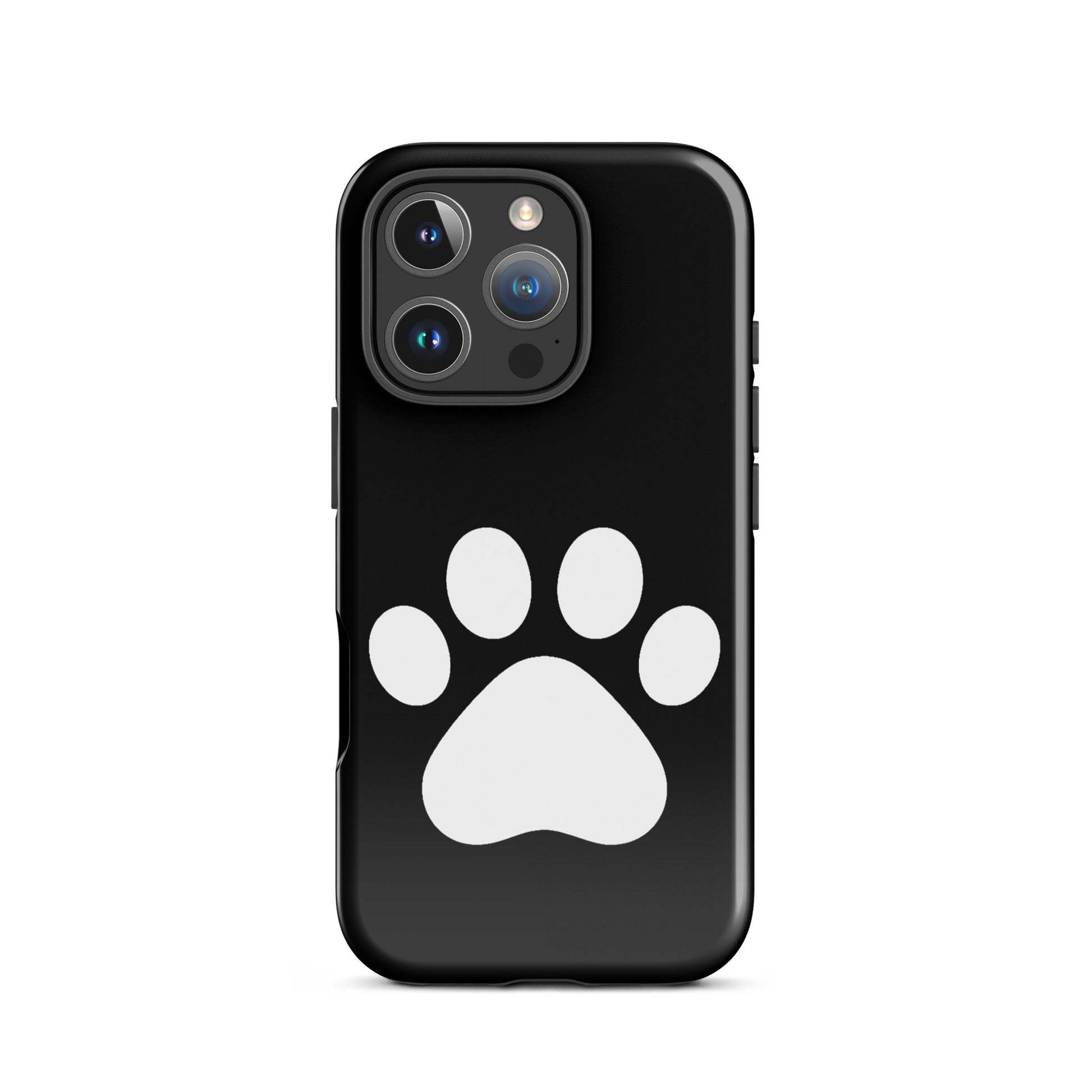 Phone Case for iPhone featuring a minimalist paw print design for pet lovers.
